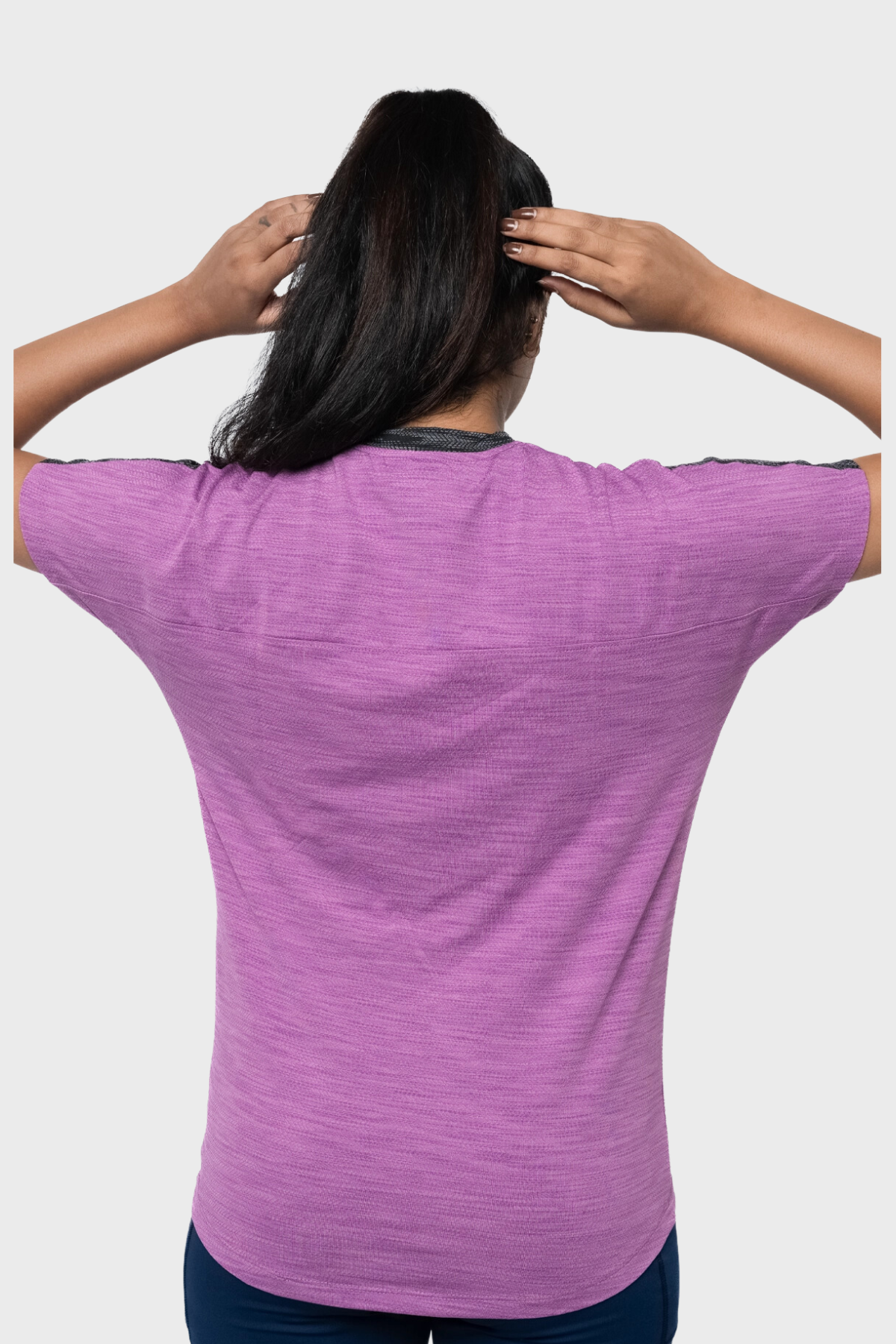Lavender Workout Tees Womens