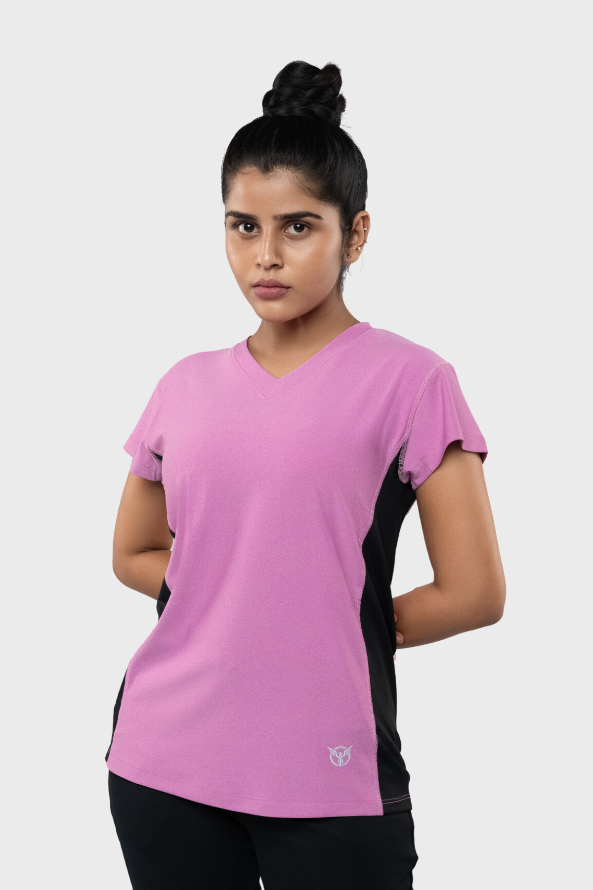 Mauve Gym Tshirt For Ladies