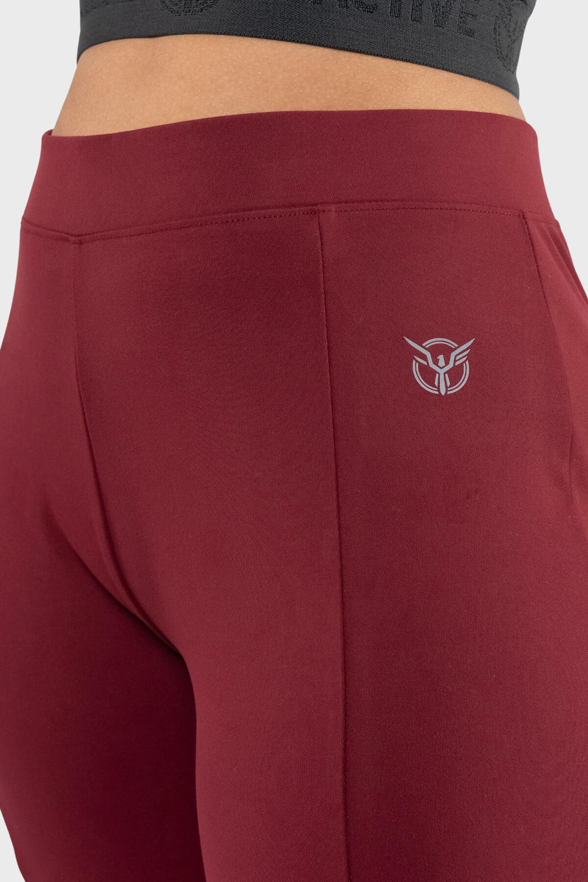 Active Maroon All Day Plus Size Jeggings for Women