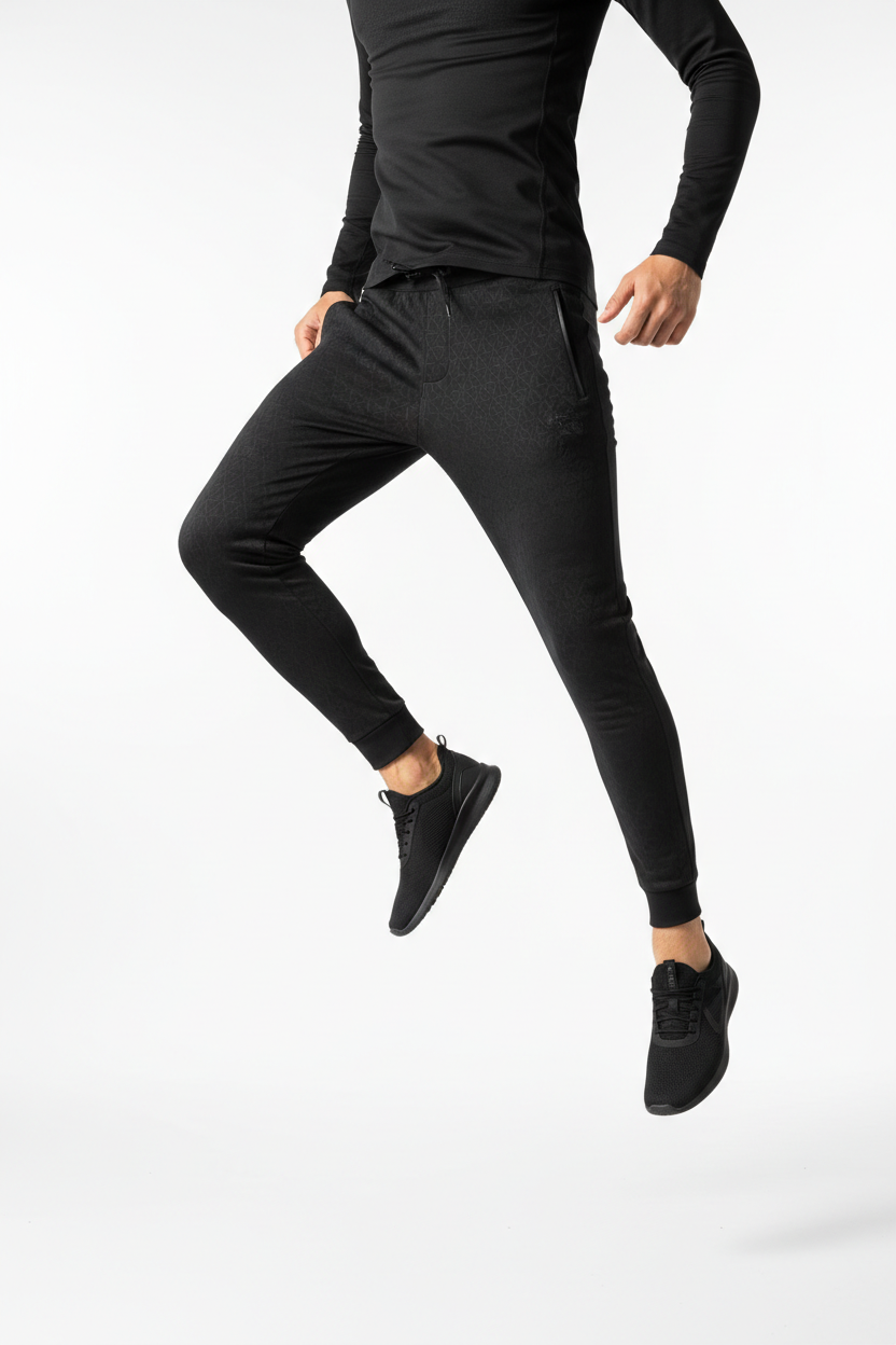 Tapered-fit joggers for men online India.
