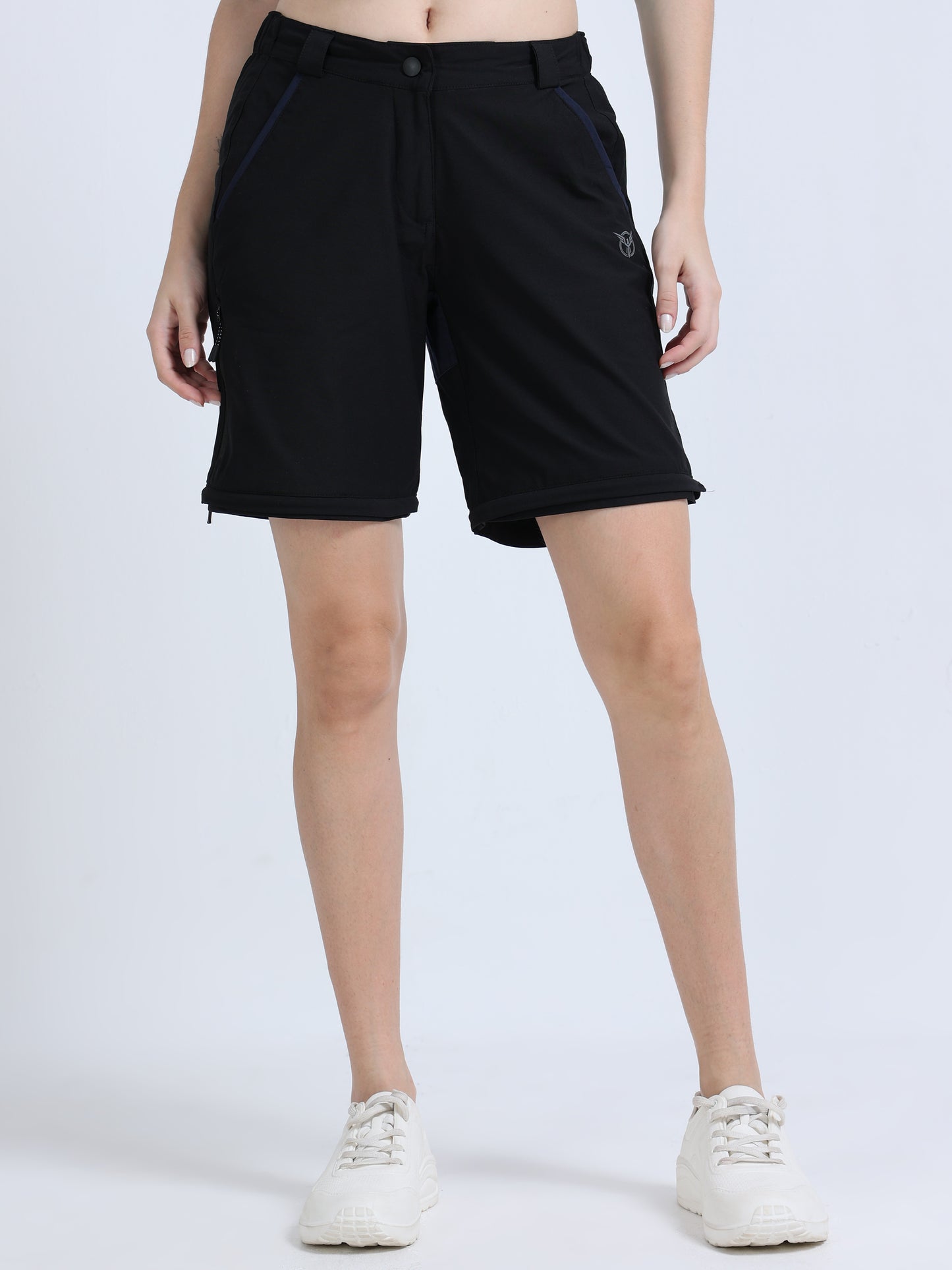  Black Women's Convertible Pants To Shorts 