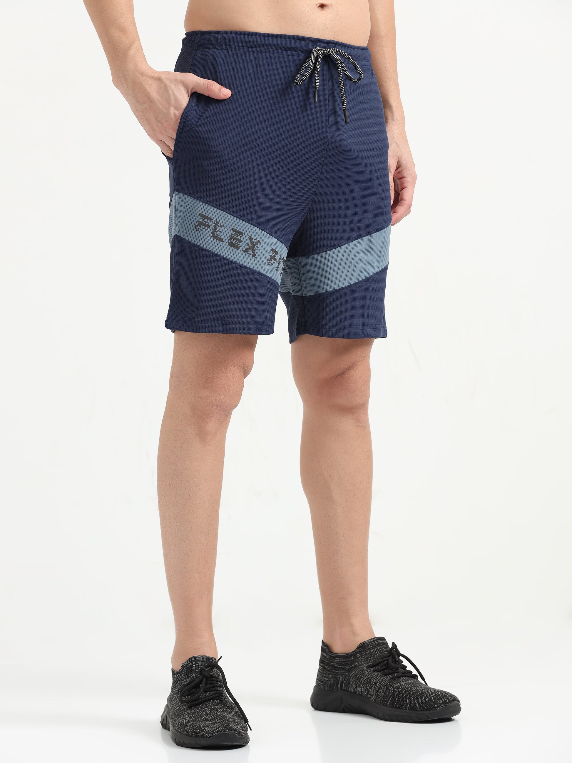 Dusk Blue Active Gym Co Ord Set For Men