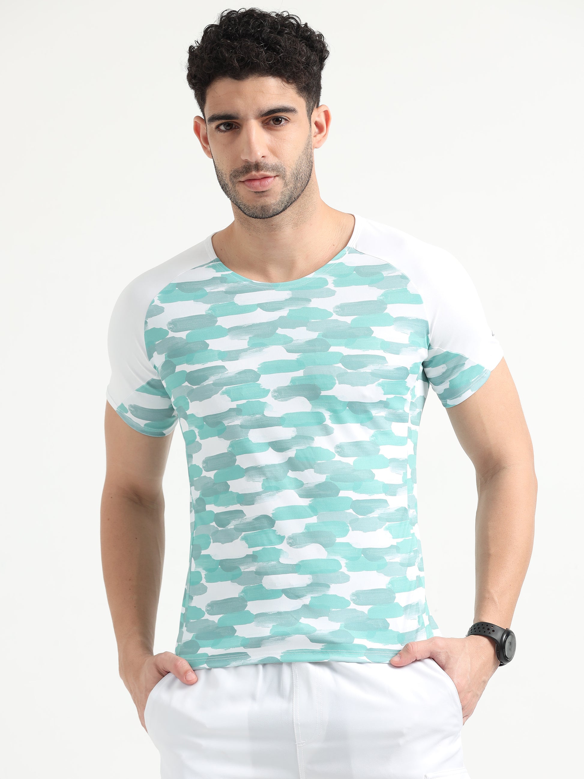 Abstract Printed T Shirts For Men