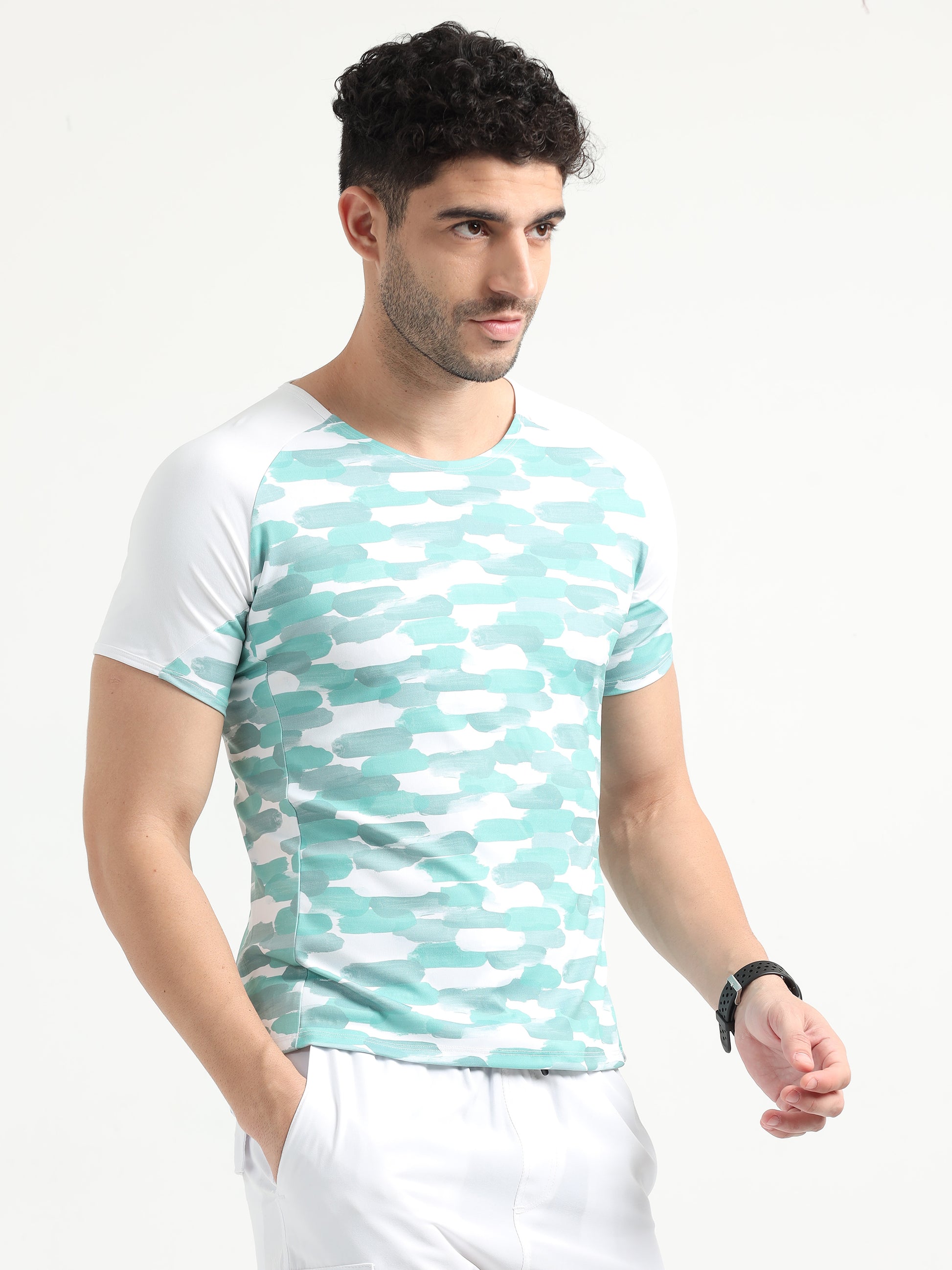 Abstract Printed T Shirts For Men