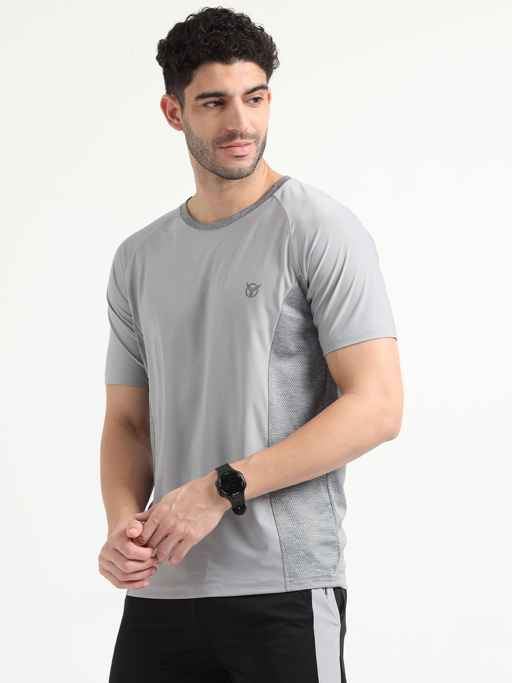 Fish Active Grey T Shirt Mens