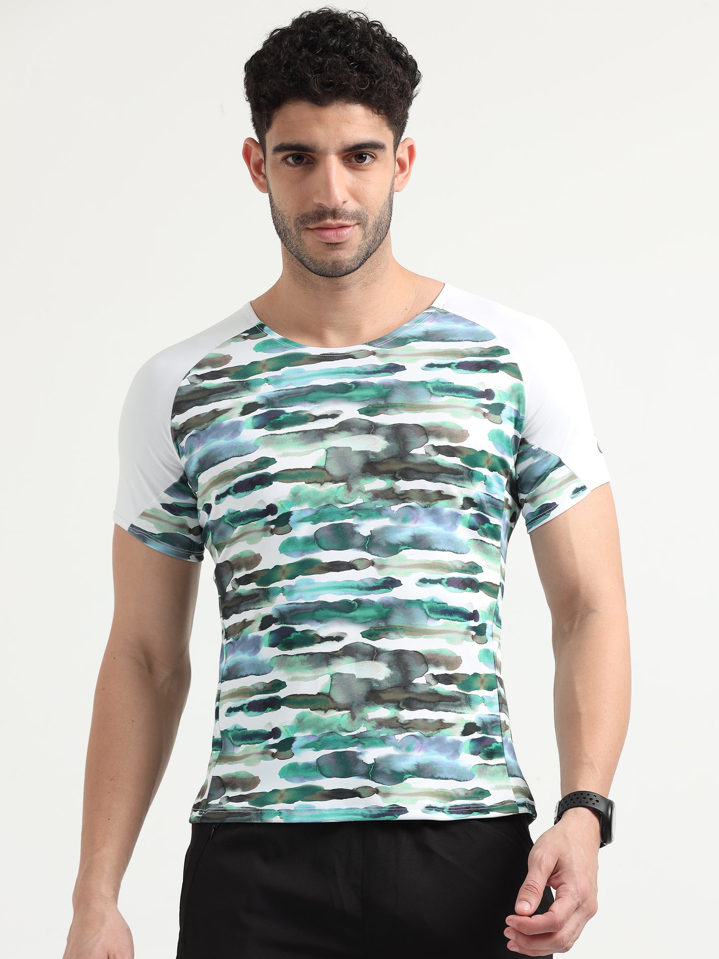 Nature Abstract Workout T Shirt Mens