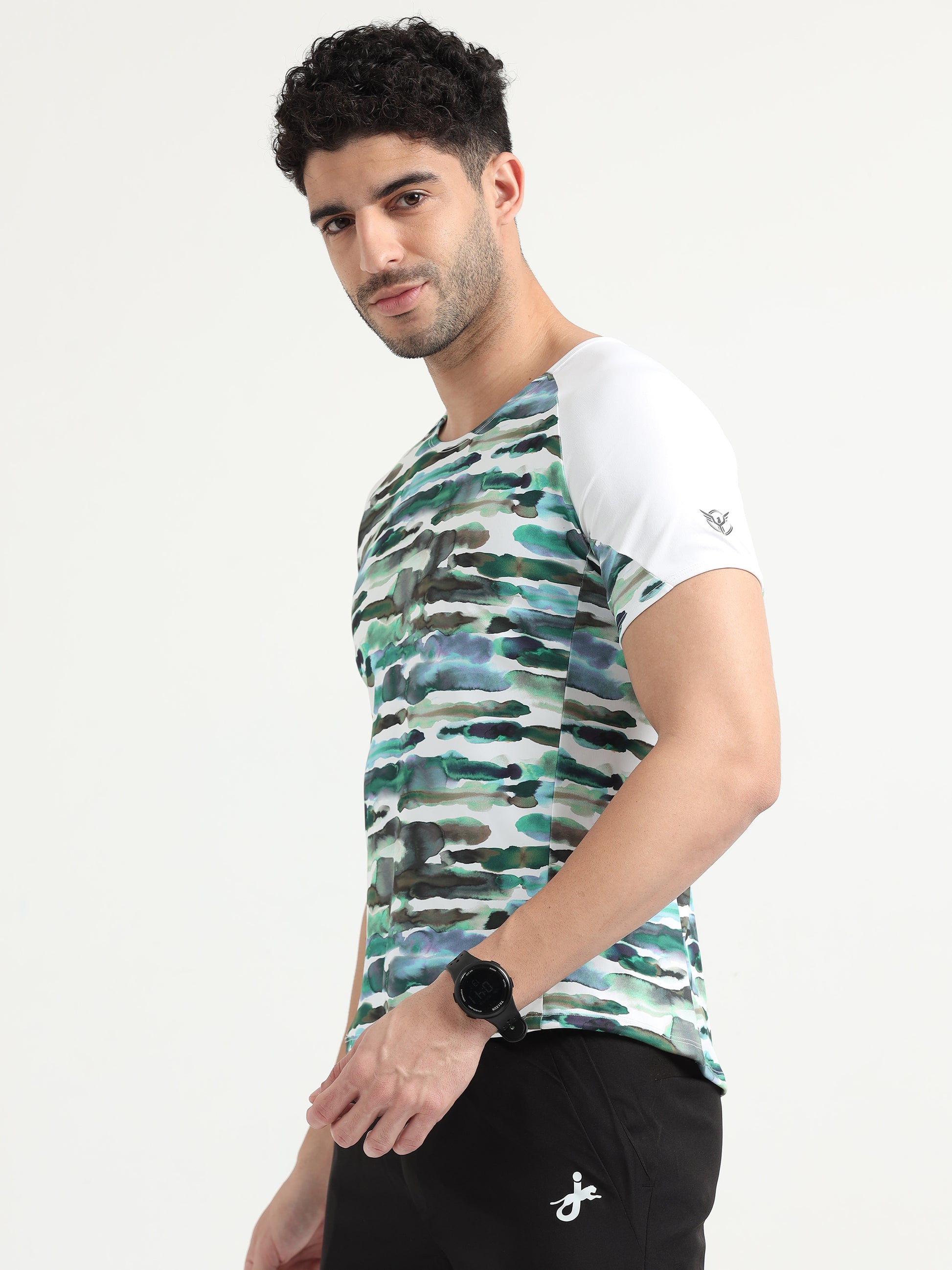 Nature Abstract Workout T Shirt Mens