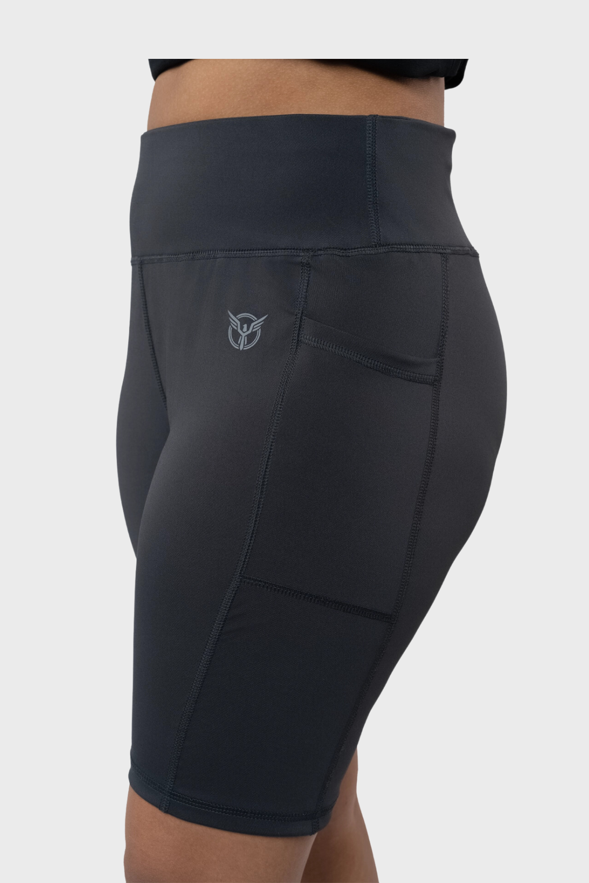 Dark Grey Ladies Cycling Shorts