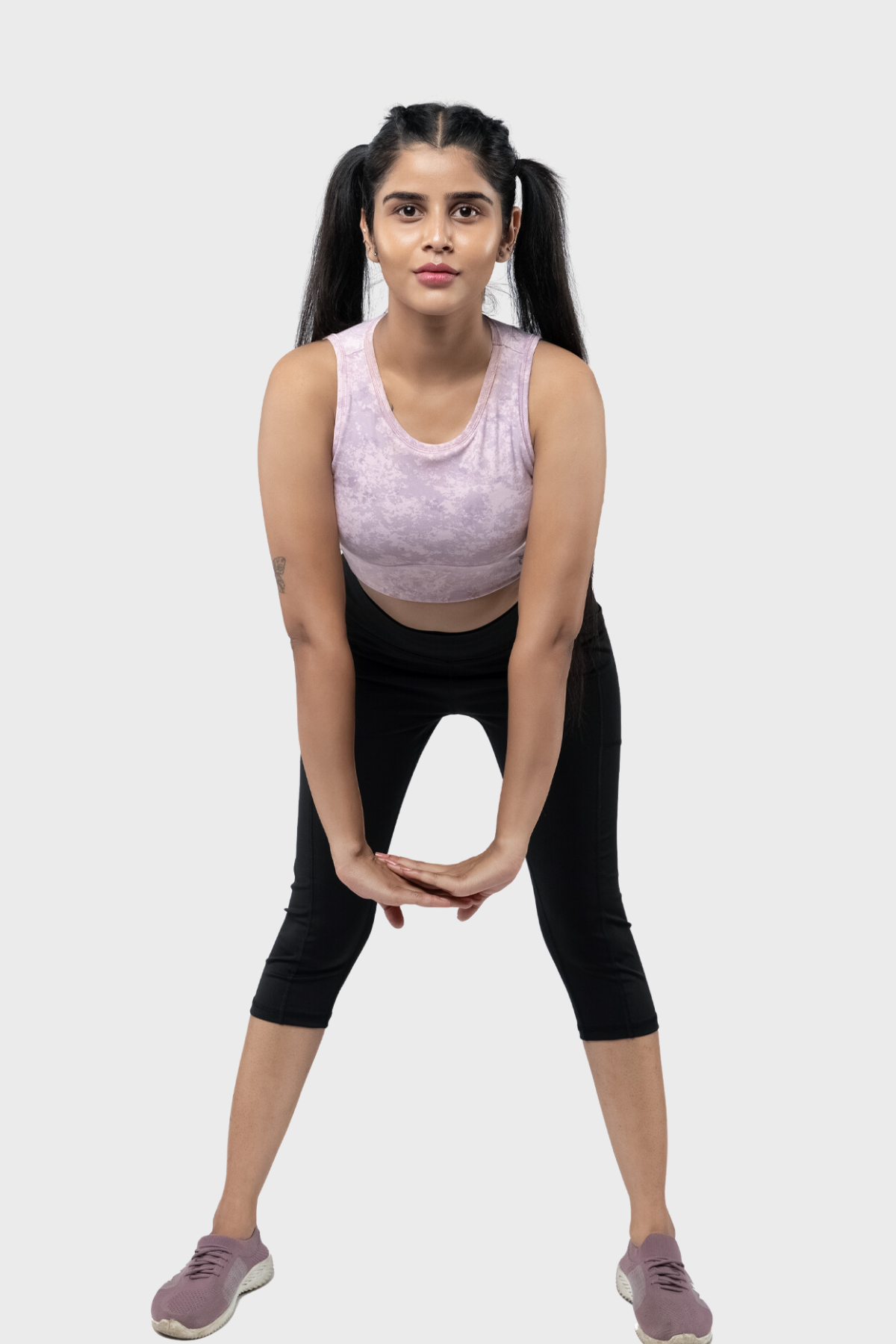 Black High Waisted Gym Leggings For Women