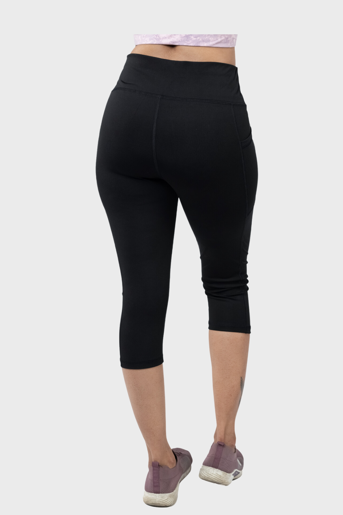 Black High Waisted Gym Leggings For Women