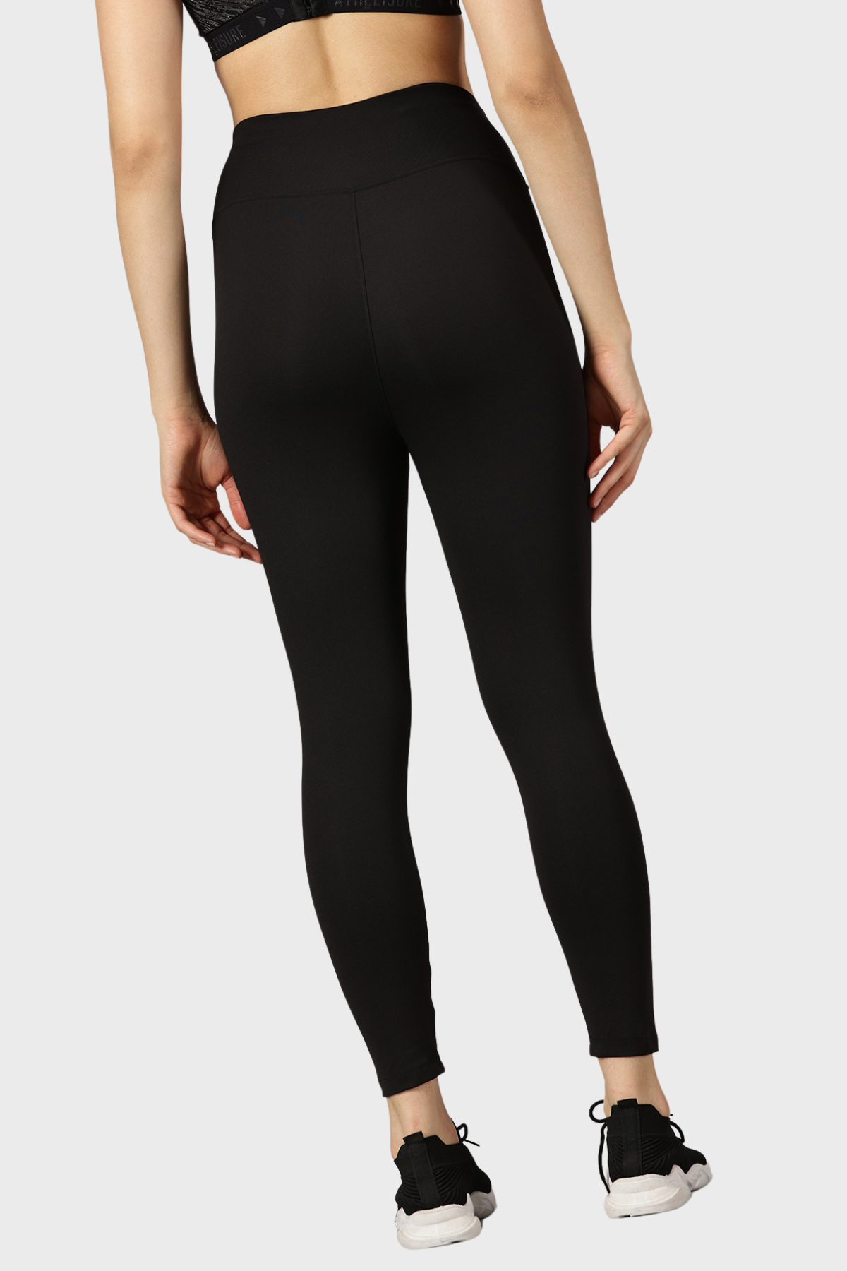 Black Seamless Gym Leggings For Women