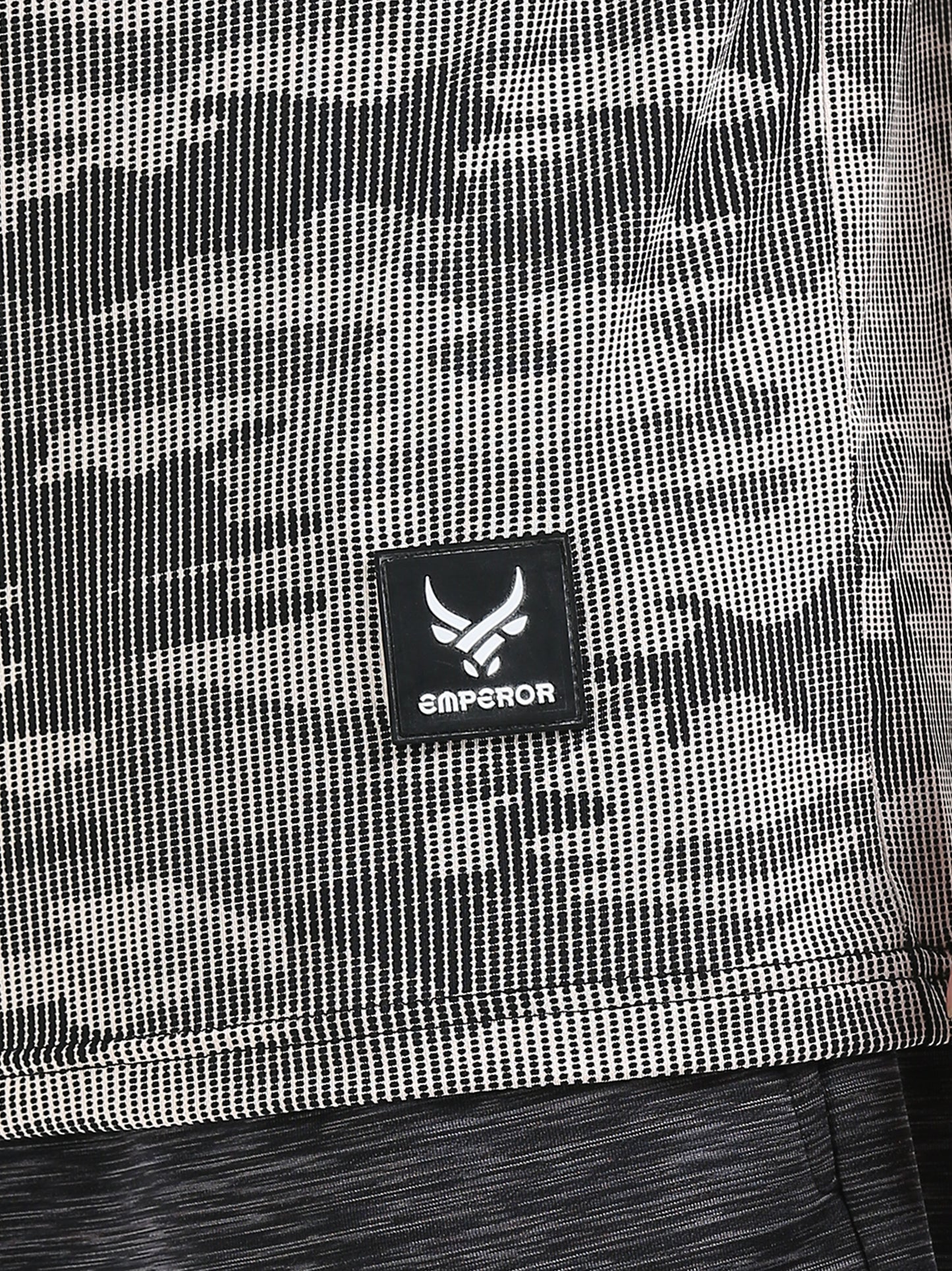 Men’s Beige Training T-Shirt with Contrast Sleeves