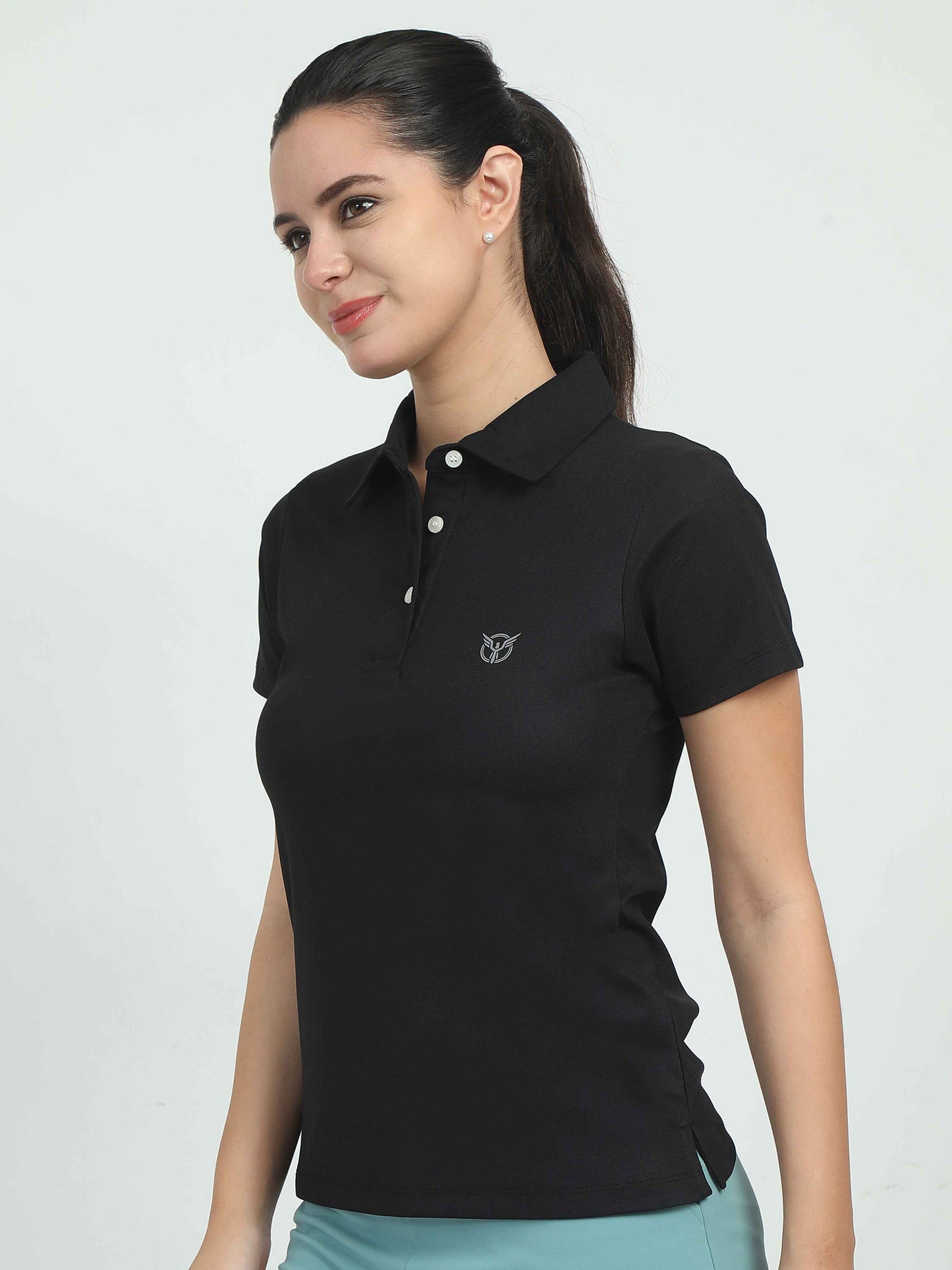 Women Active Polo Tee