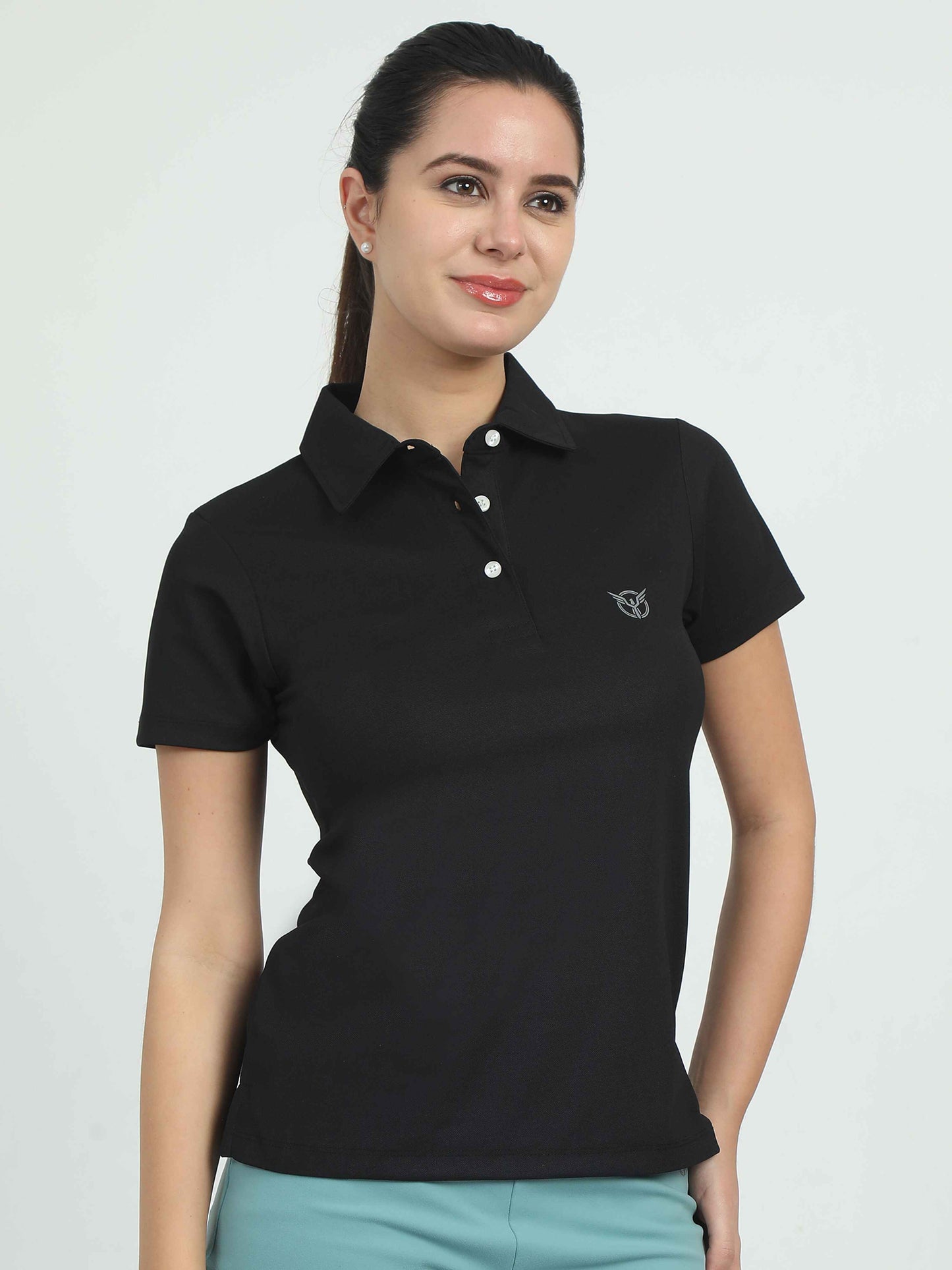 Women Active Polo Tee