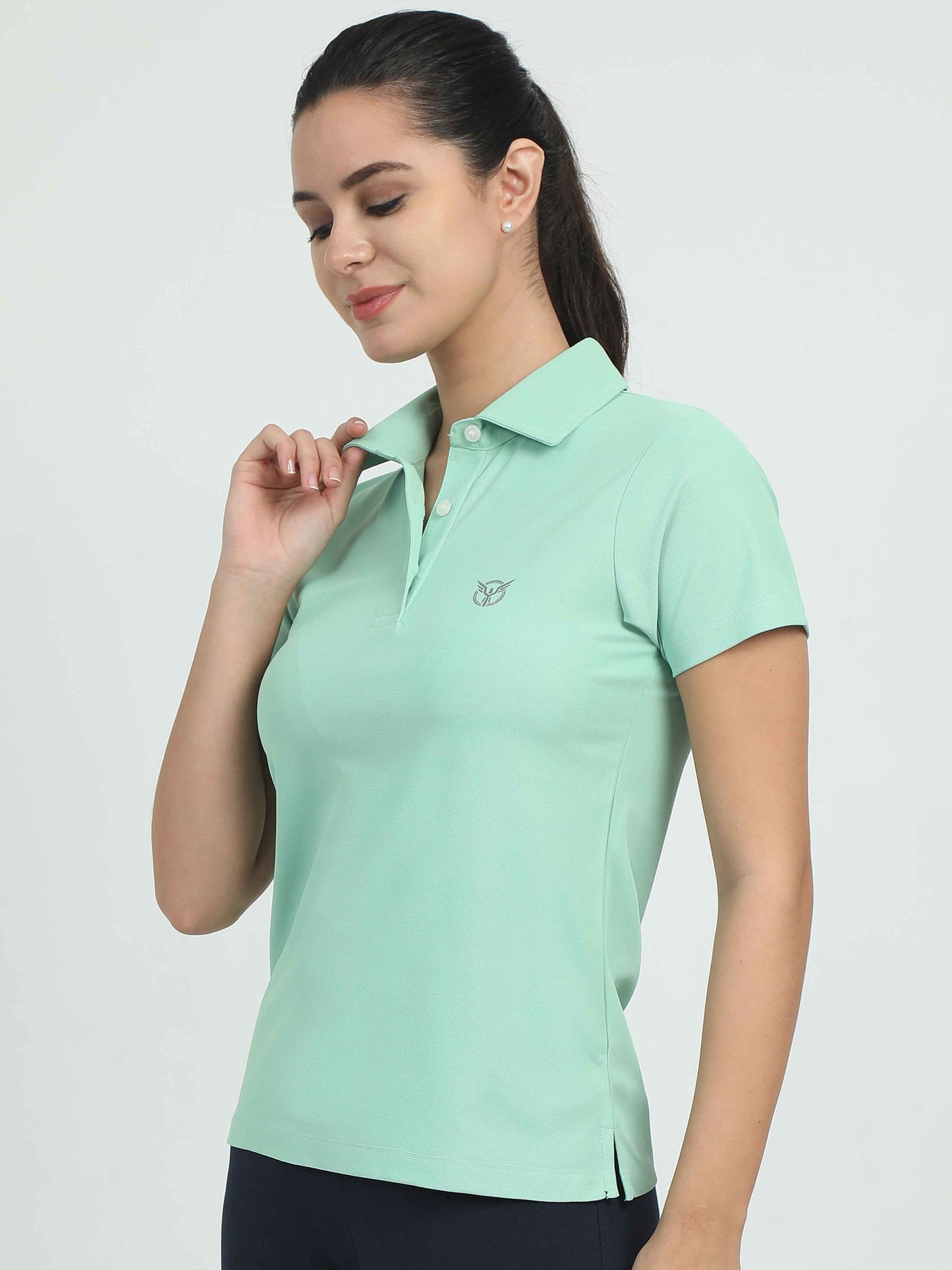 Women Active Polo Tee