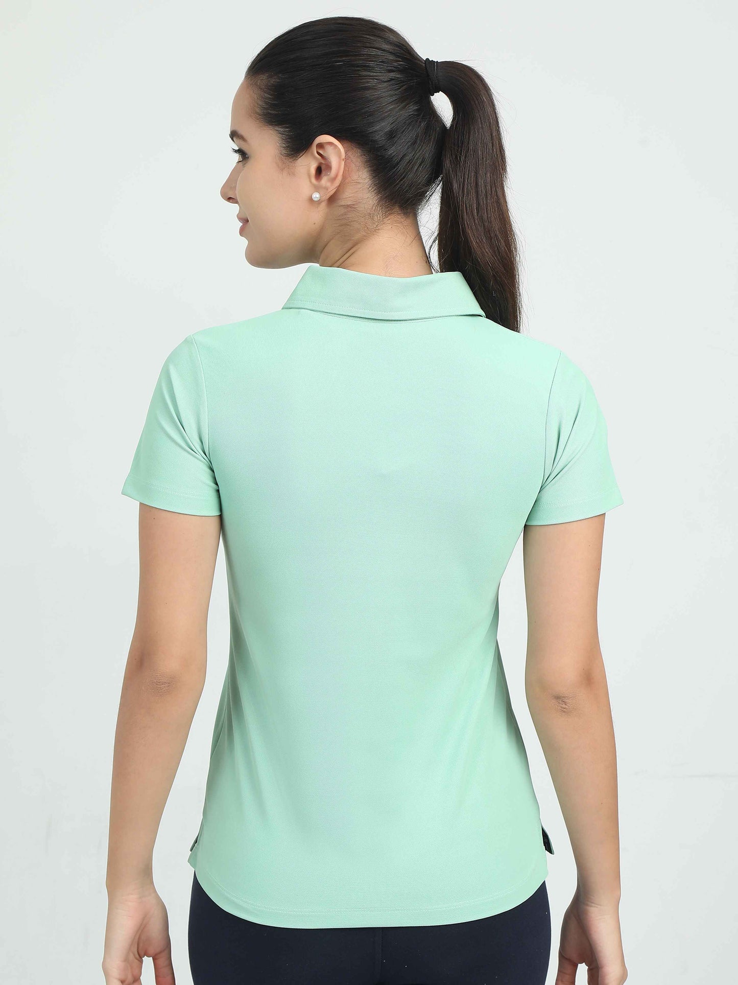 Women Active Polo Tee