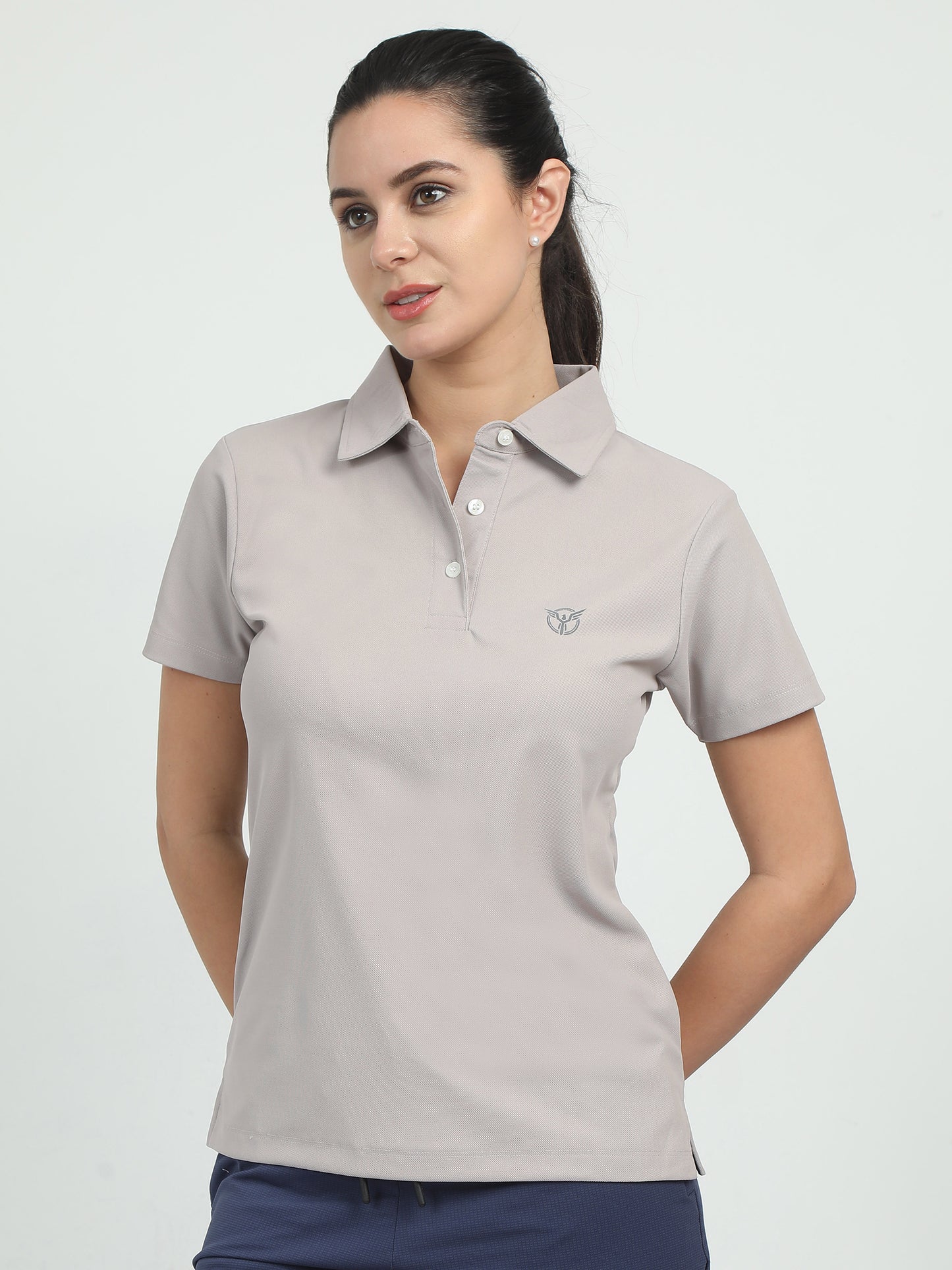 Women Active Polo Tee