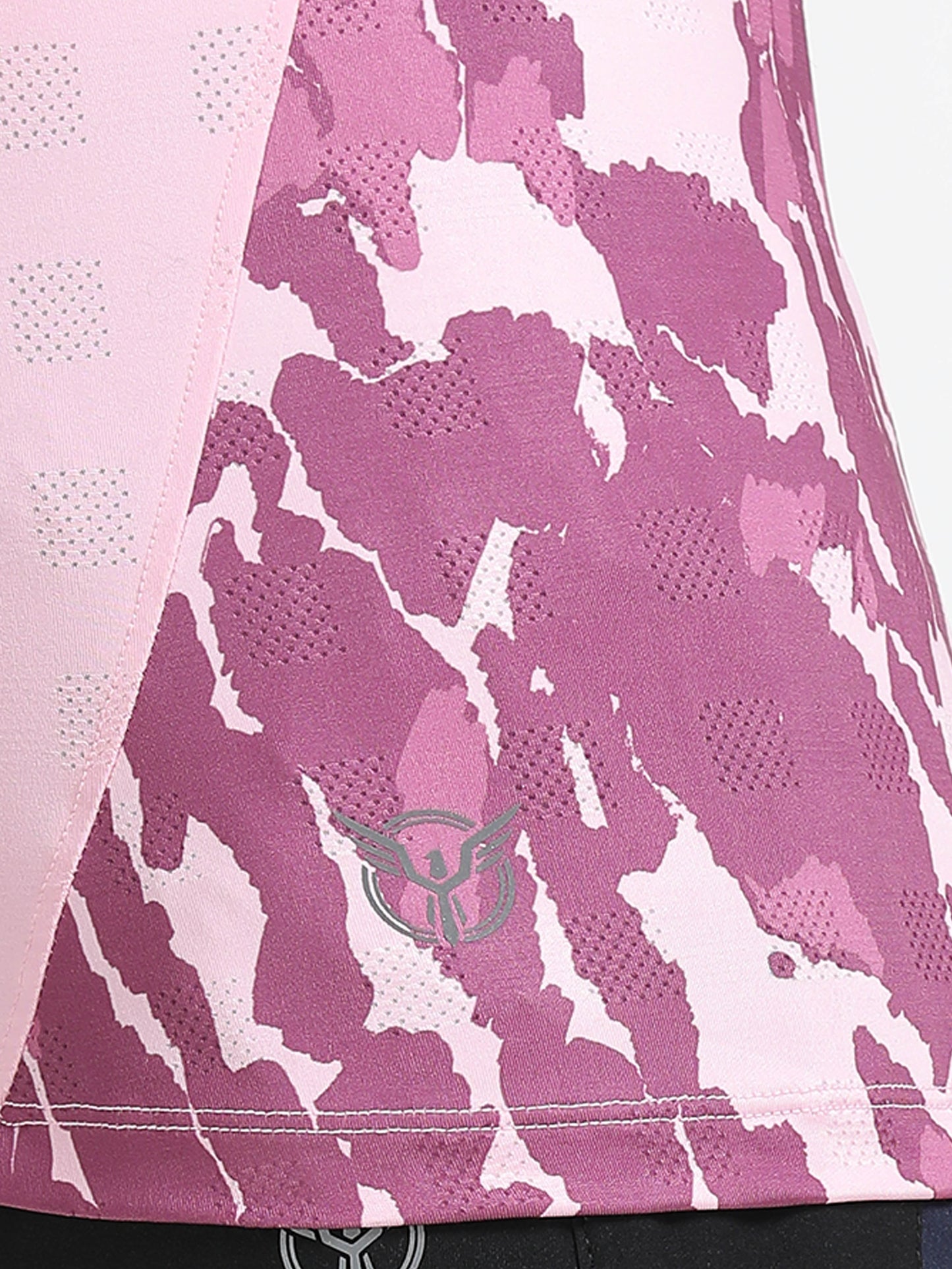 Cherry Camo Lumin Air Printed T-Shirt for Women