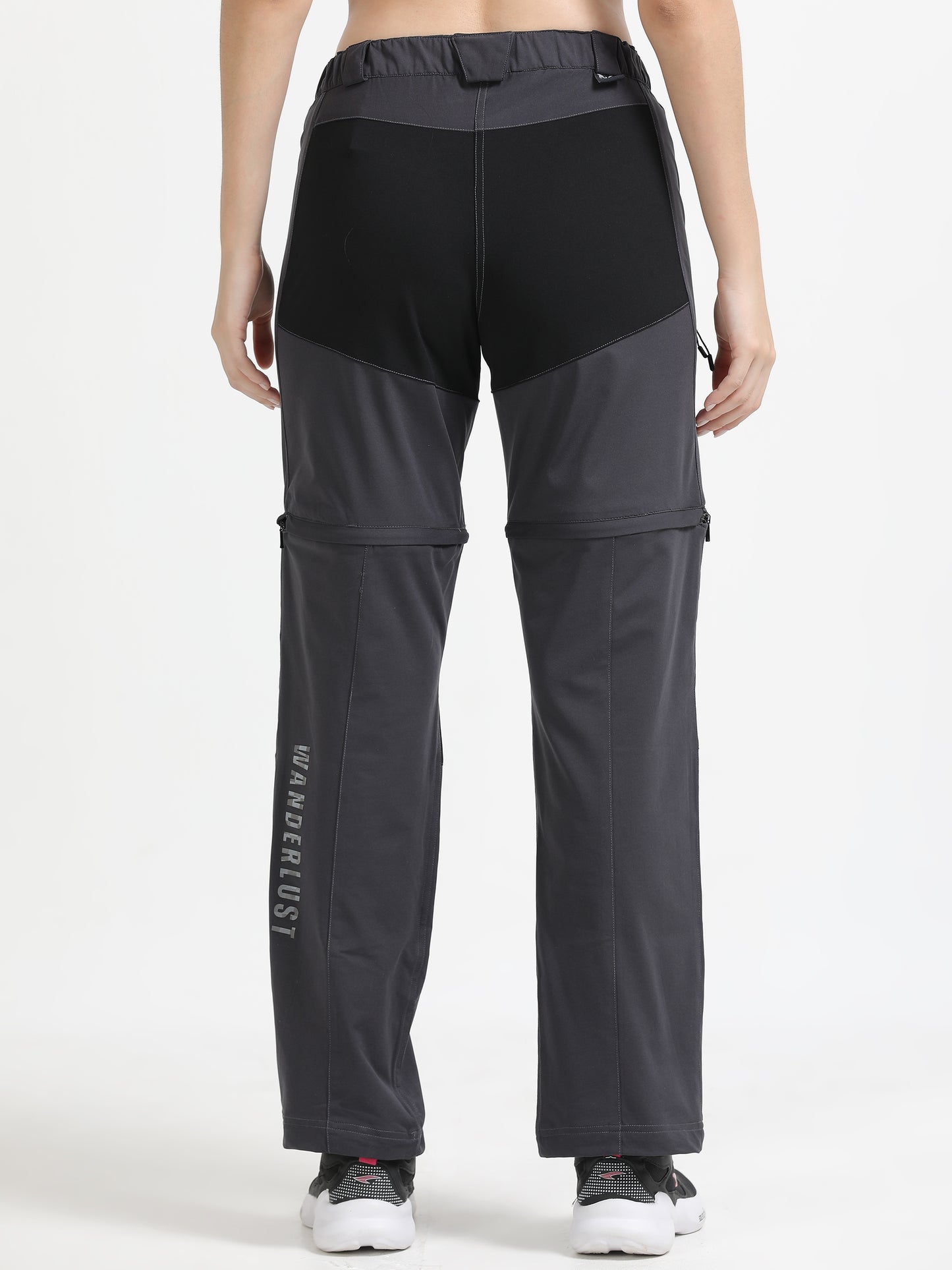 Grey Camper Detachable Pants for Women