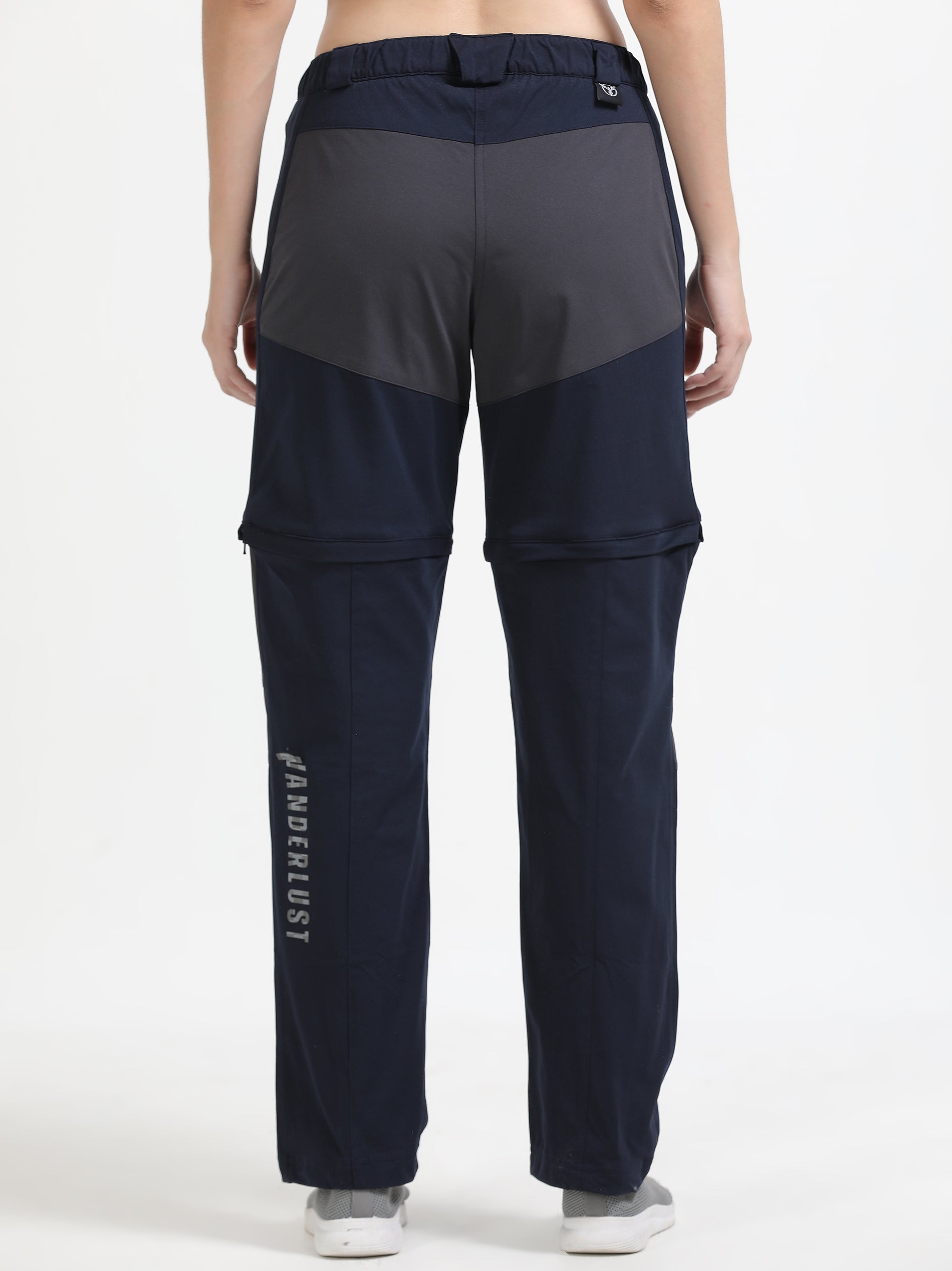 Navy Convertible Pants To Shorts for Ladies