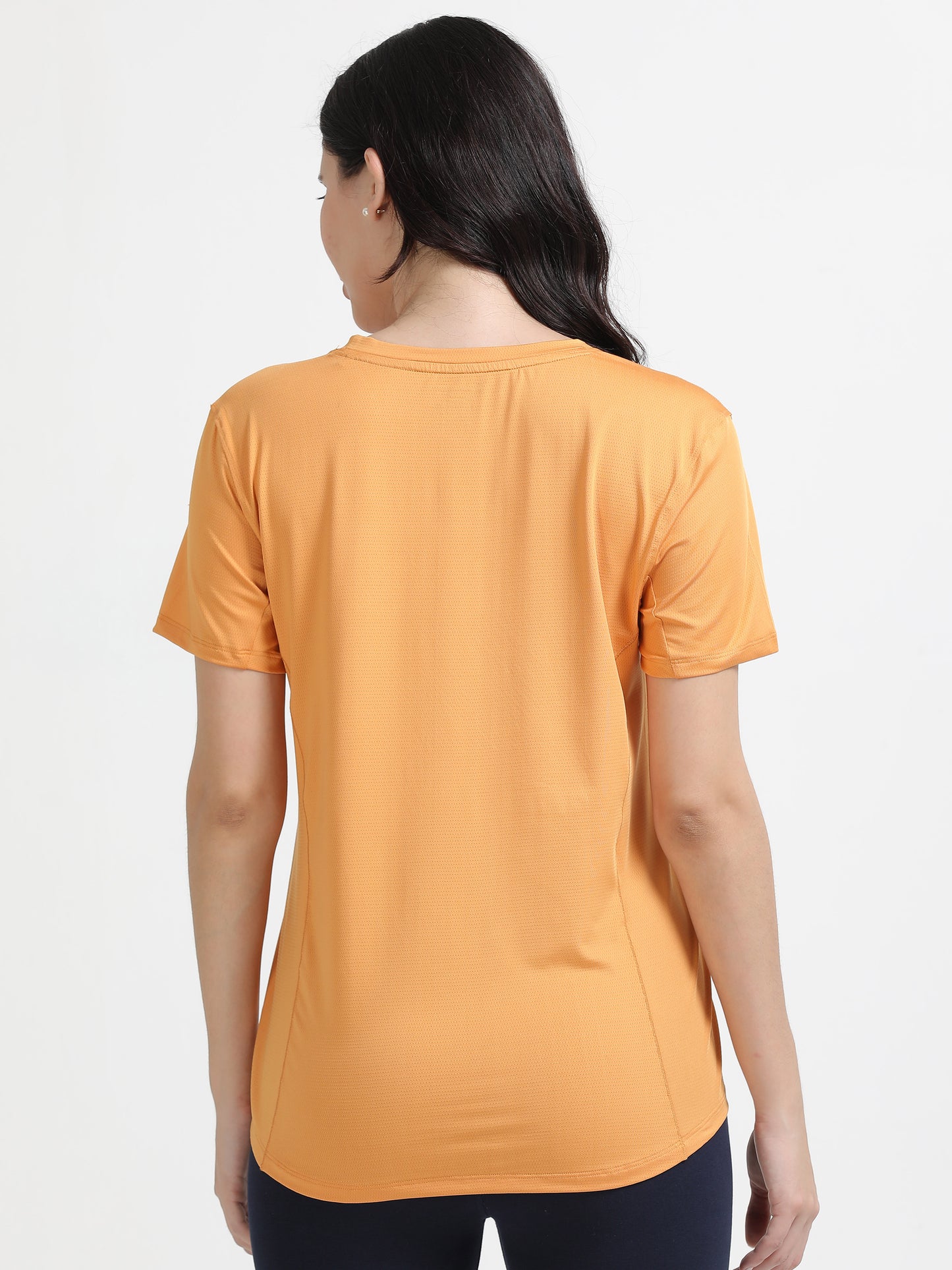  Apricot Endura Fit Print T-Shirt for Women