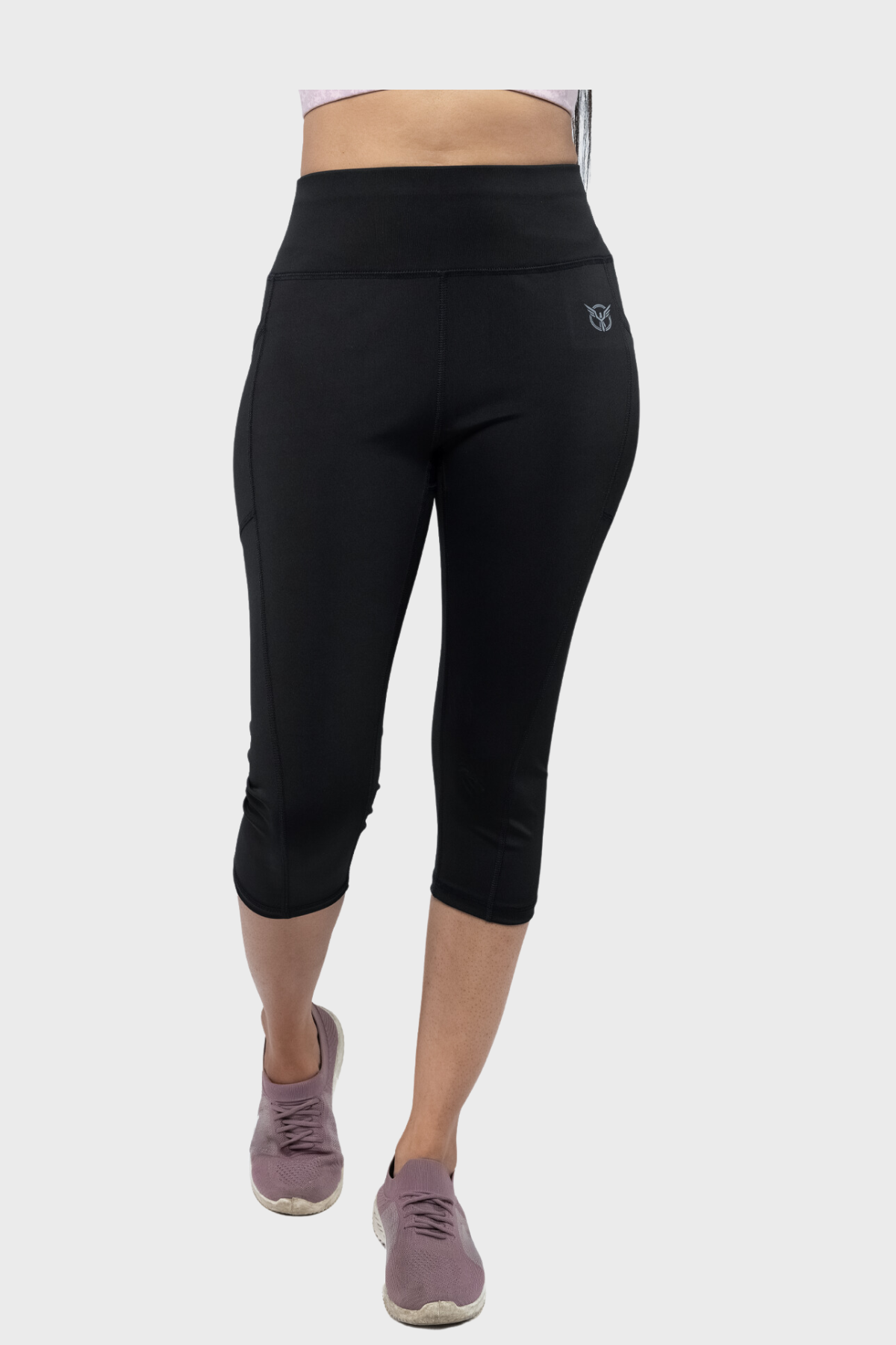 Black High Waisted Gym Leggings For Women