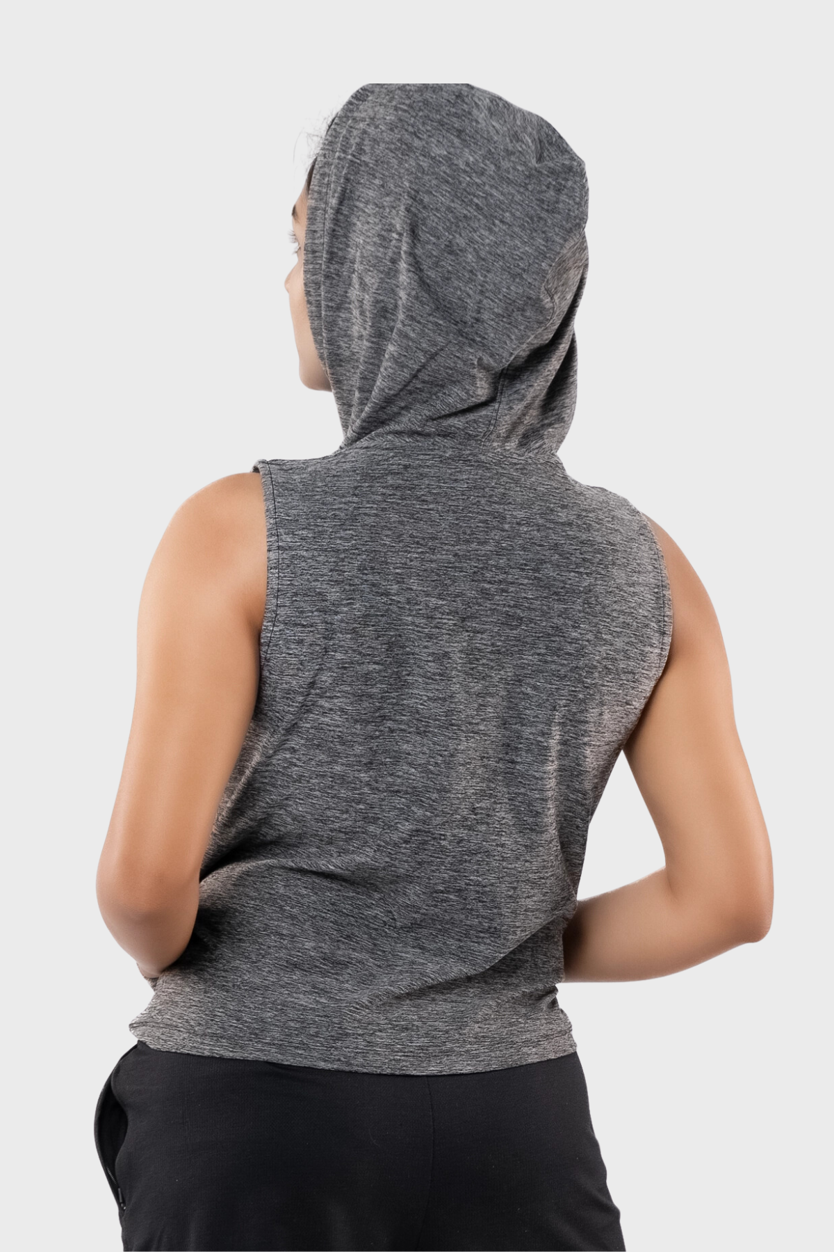 Grey Women Workout Hoodies