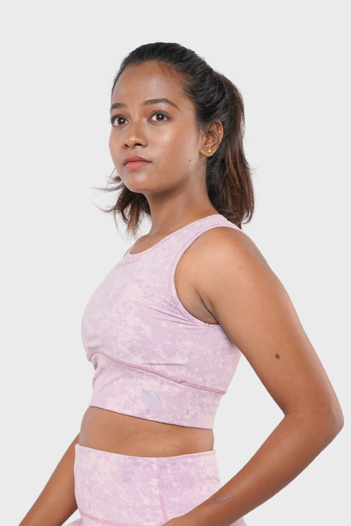 Pink Women Padded Sports Bra