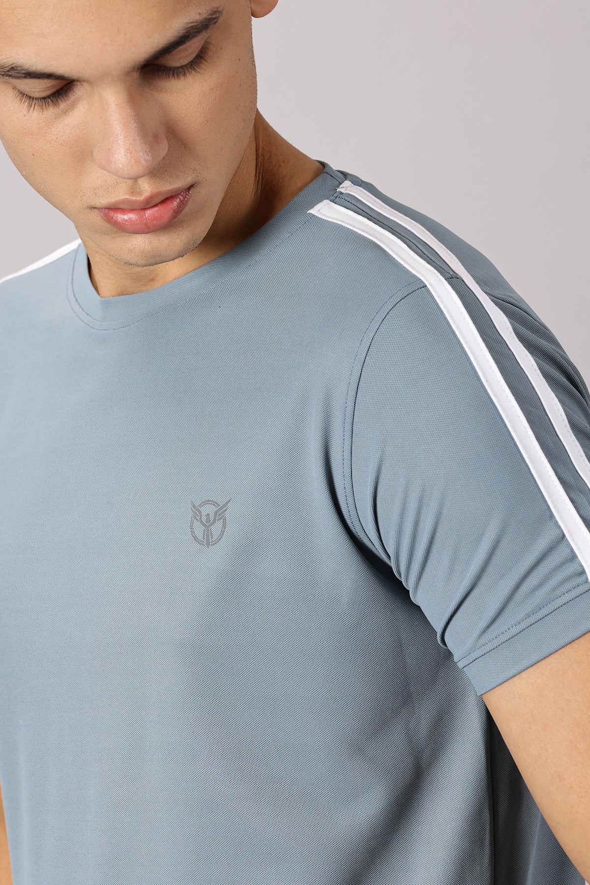 Army Blue Gym Tees For Men