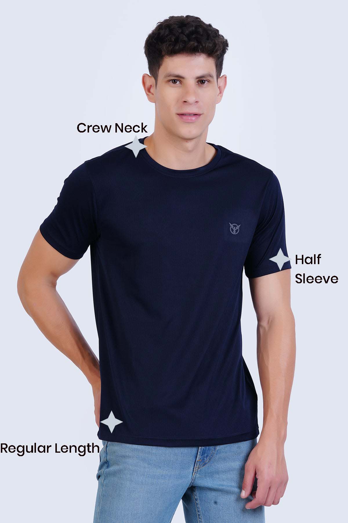 Active Crew Neck Tee