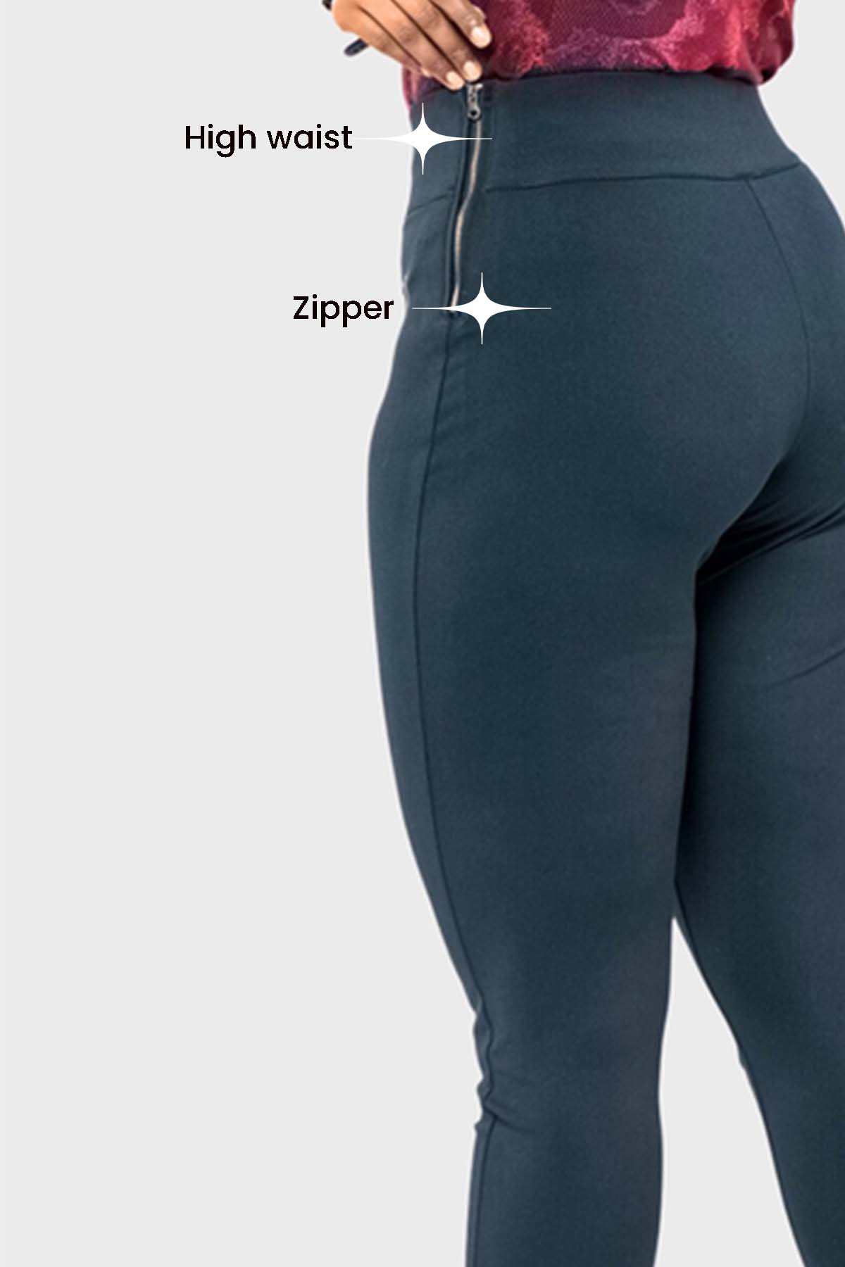 Sculptsonic:active All Day Tregging-waist Zippers