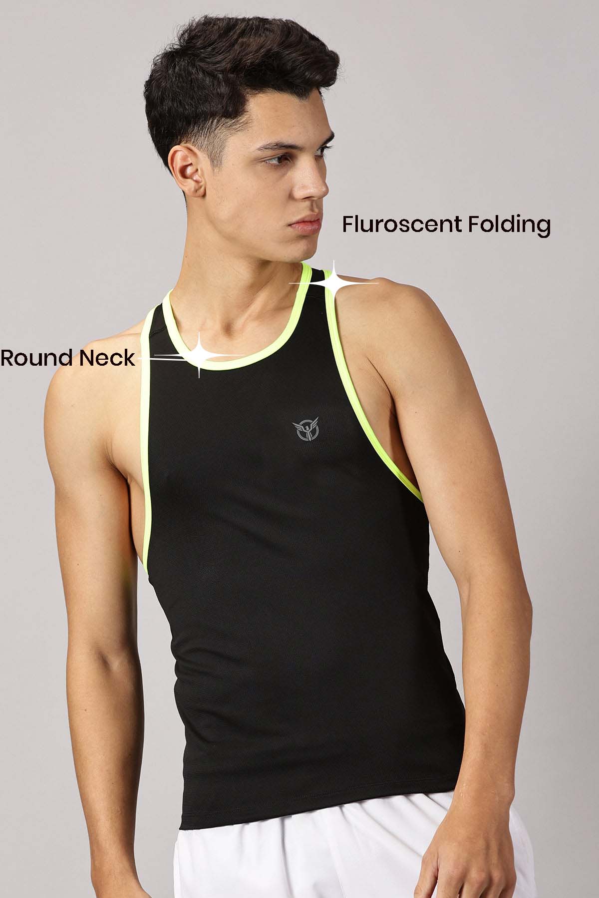 Men Performance Racer Tank