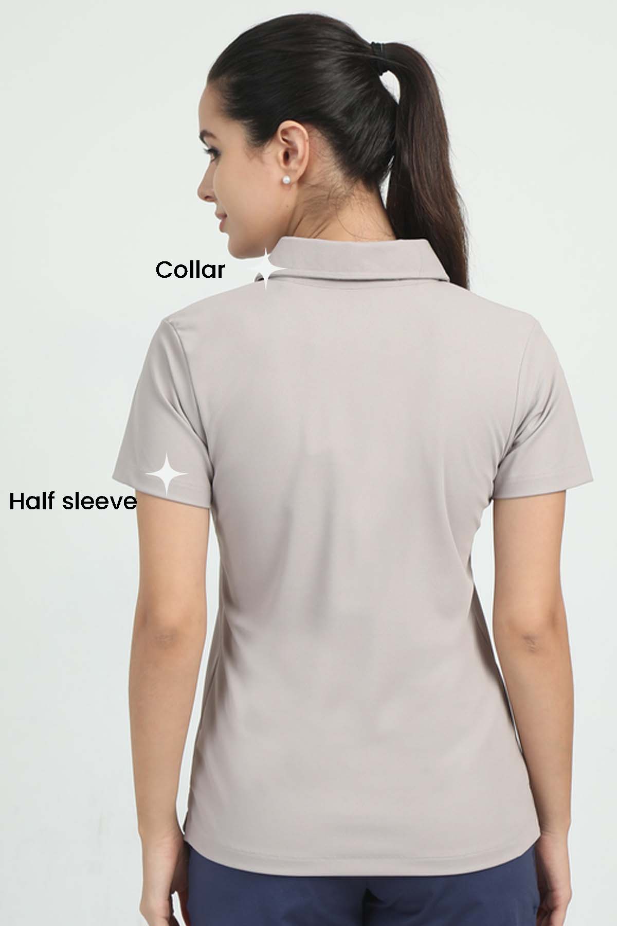 Women Active Polo Tee