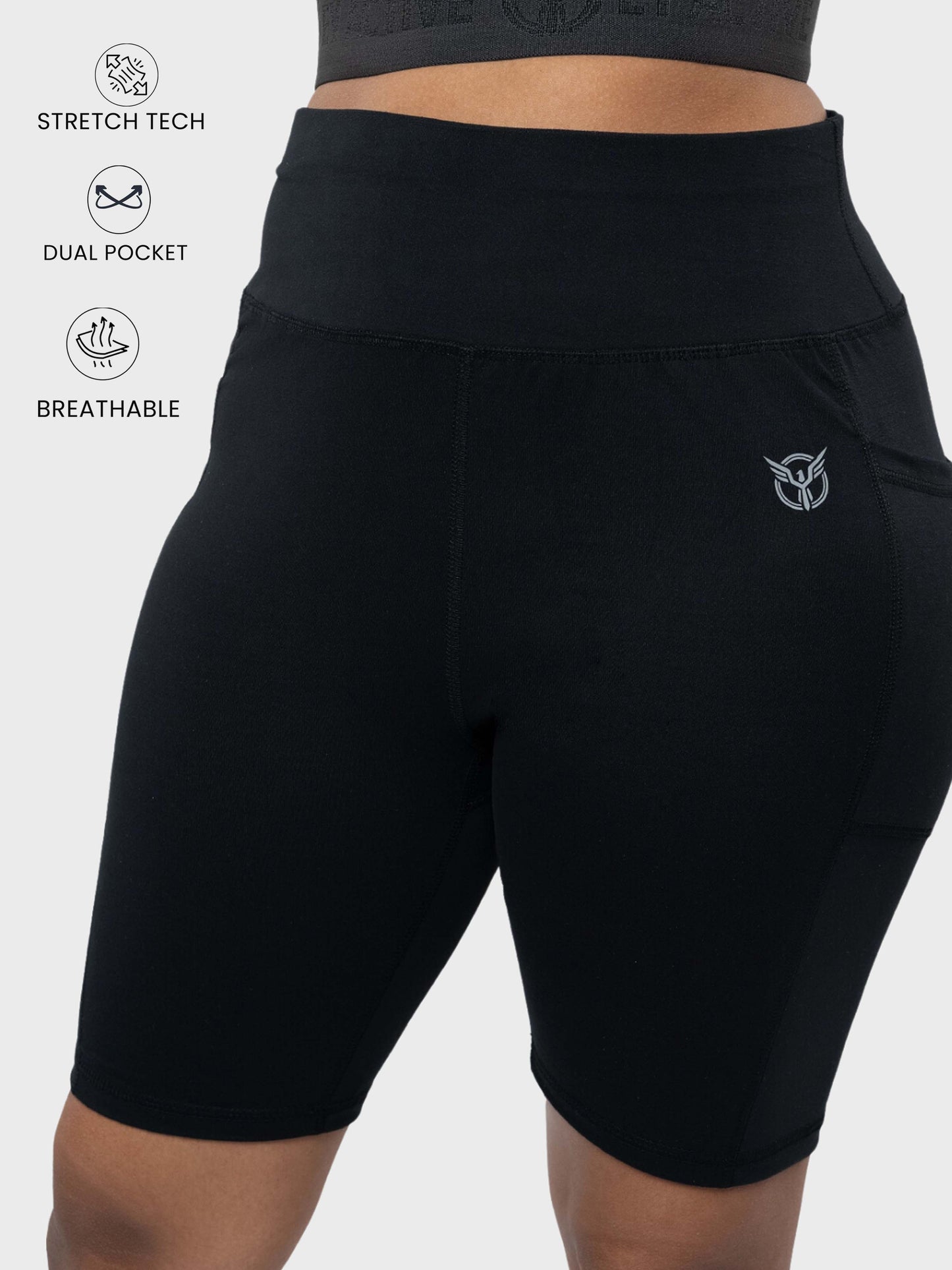 Verveflex: Active High Waist Bike Shorts