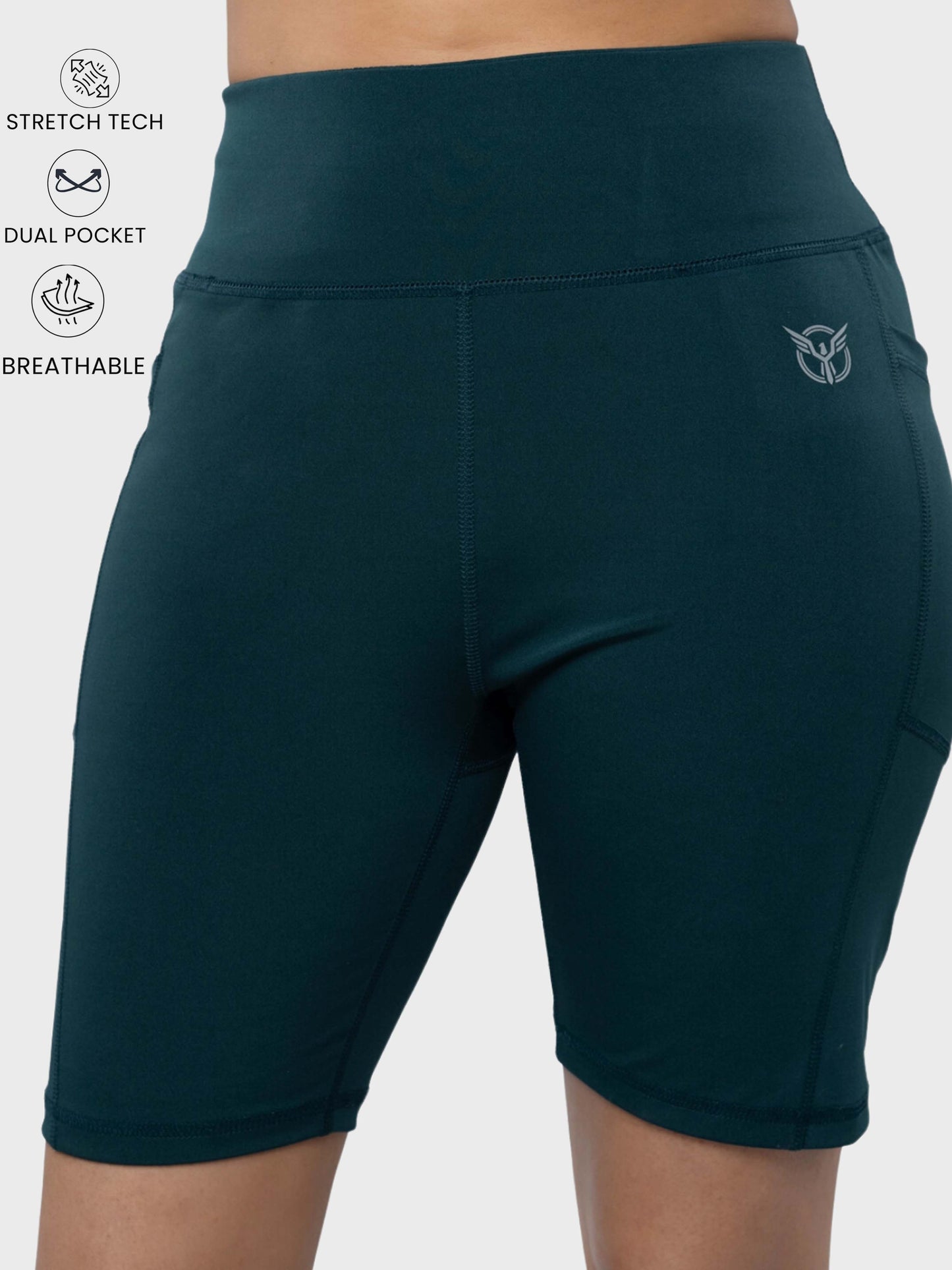 Verveflex: Active High Waist Bike Shorts