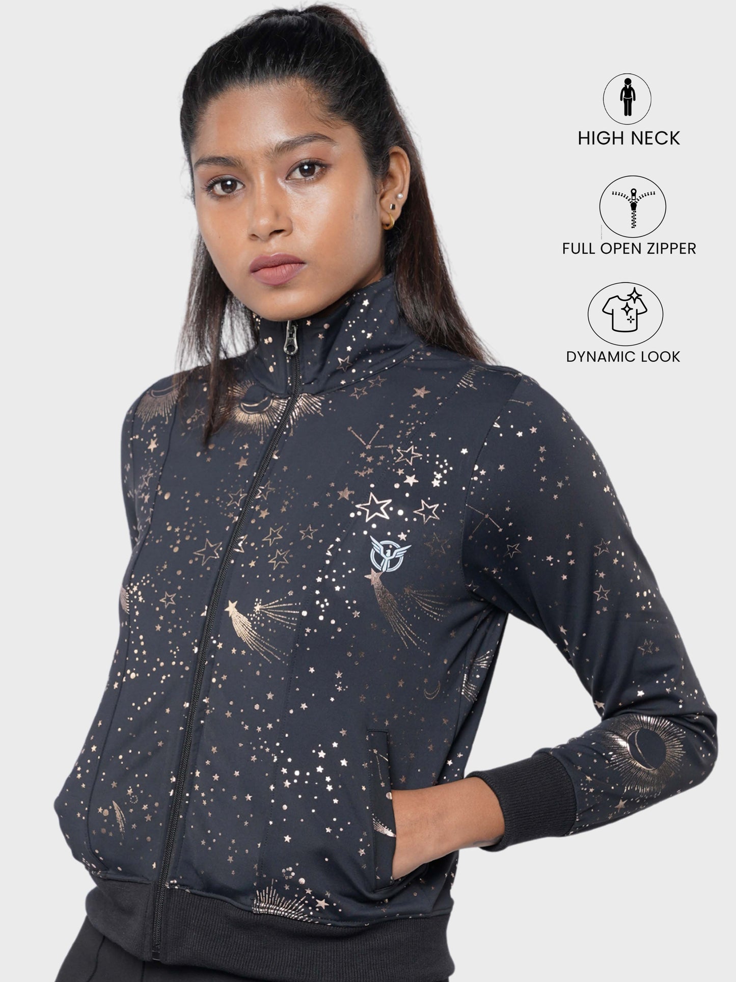 Daystar :full Zip High Neck Jacket