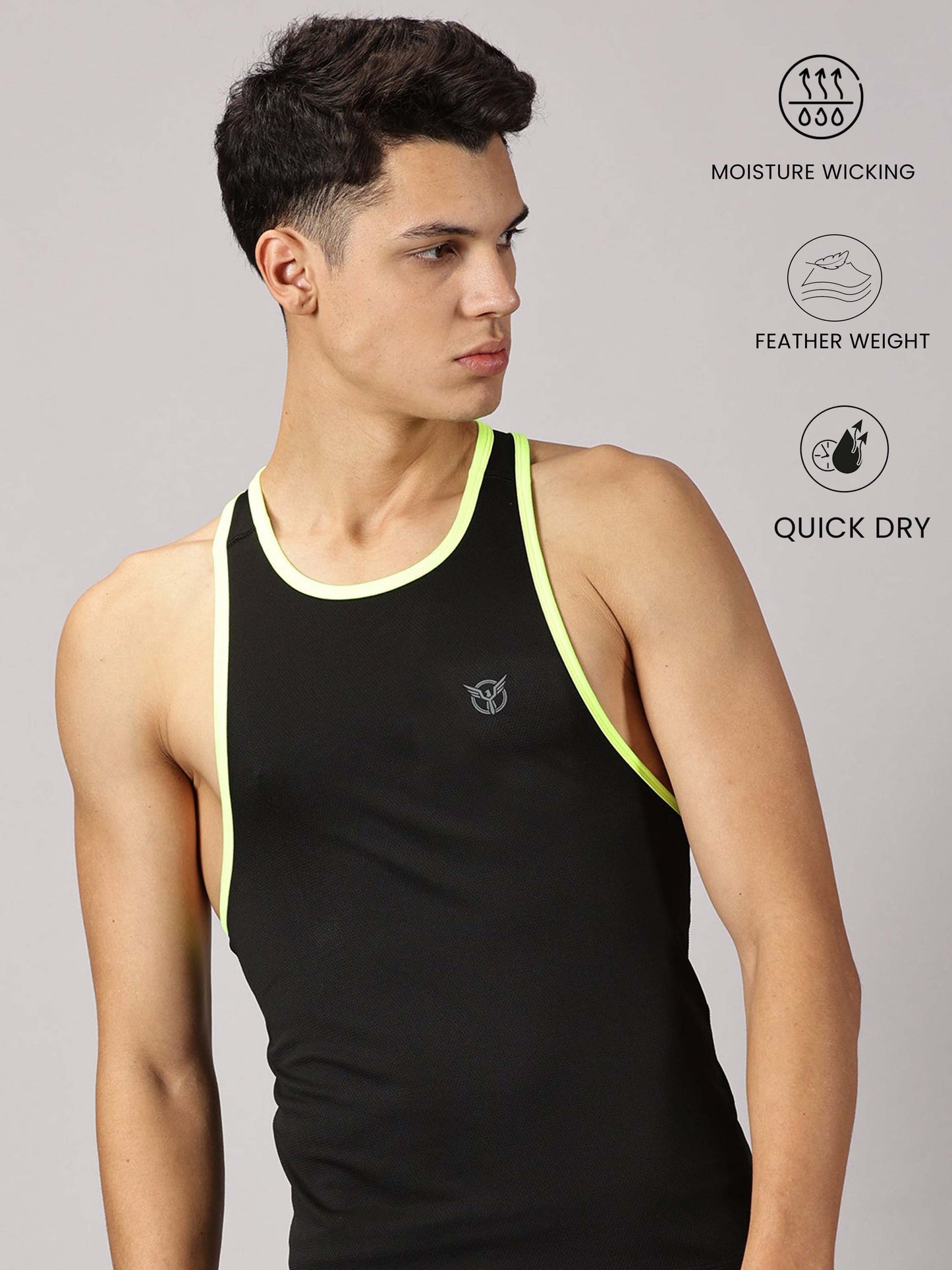 Men Performance Racer Tank