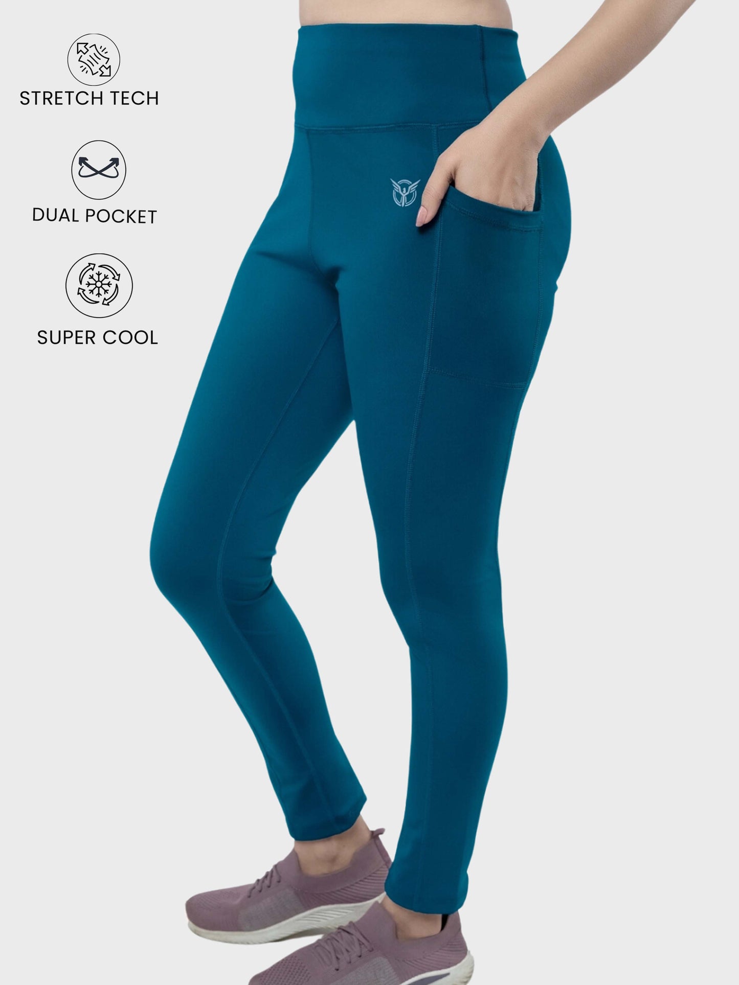 Verveflex:active  Legging/tights-full Length - High Waist- 2 Pockets