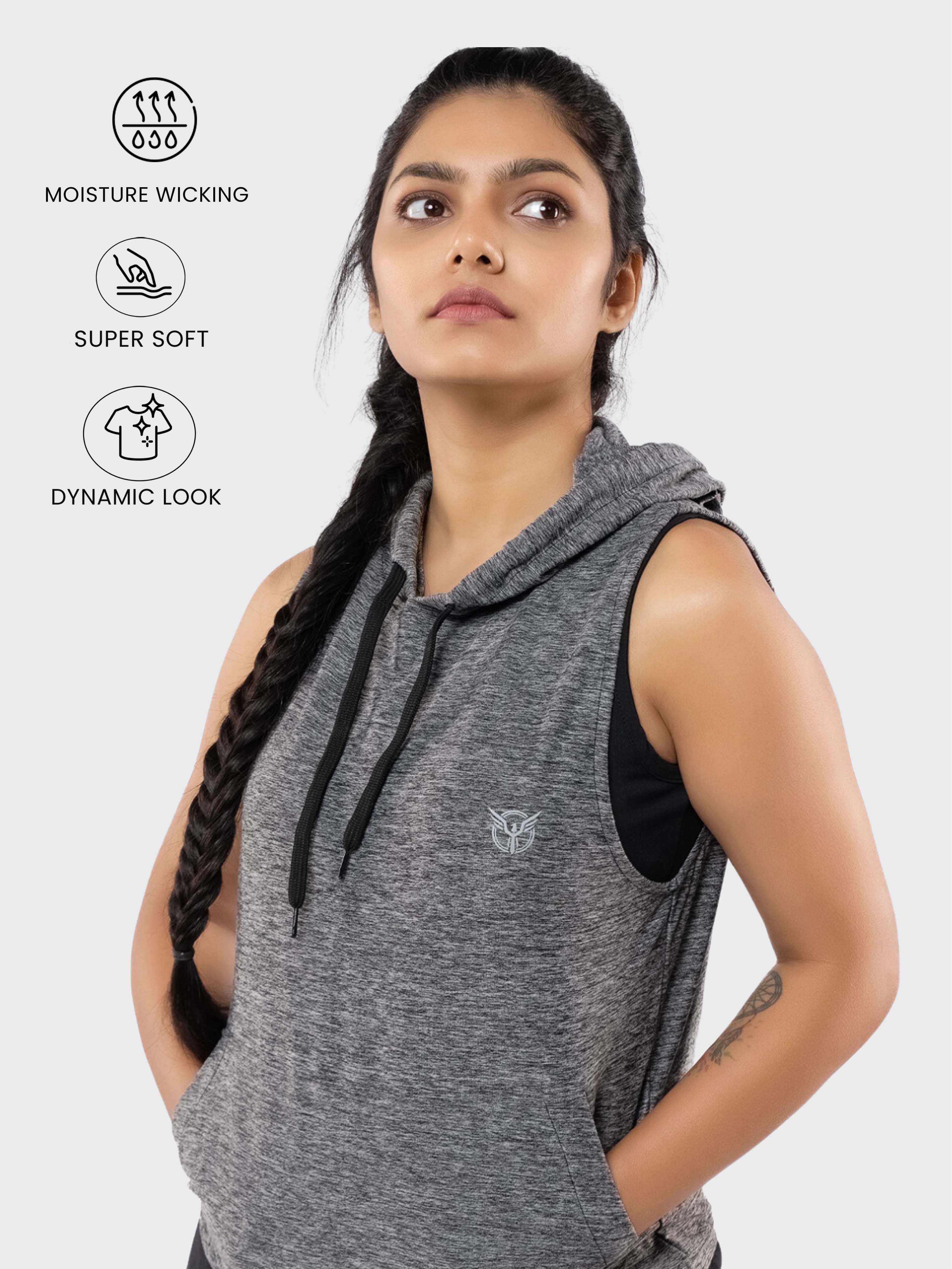 Shop Stylish Gym Hoodie Womens Online in India