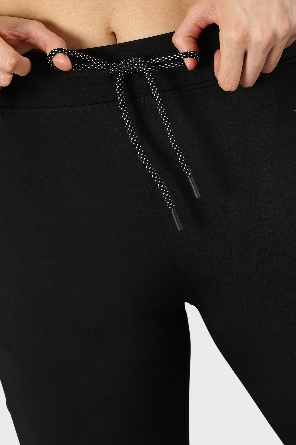 Black Sports Track Pants Womens