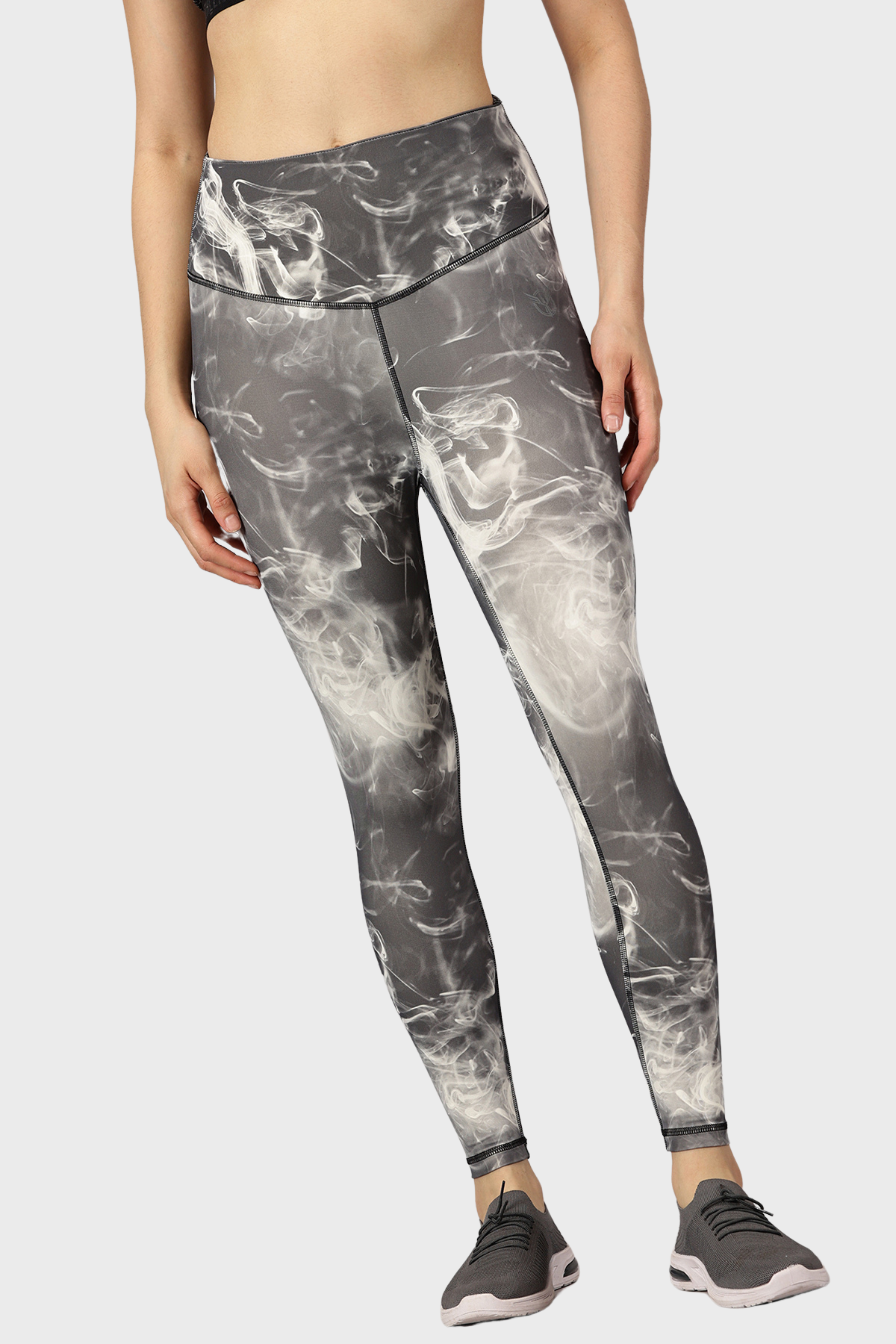 Grey Ladies Sports Leggings