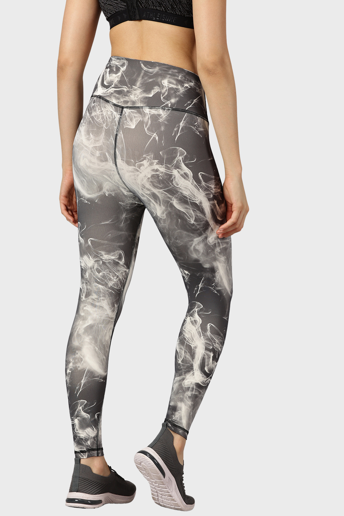 Grey Ladies Sports Leggings