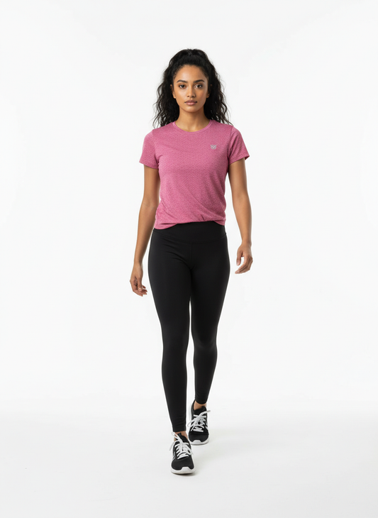 PowerMove Active Tee – Blush Pink