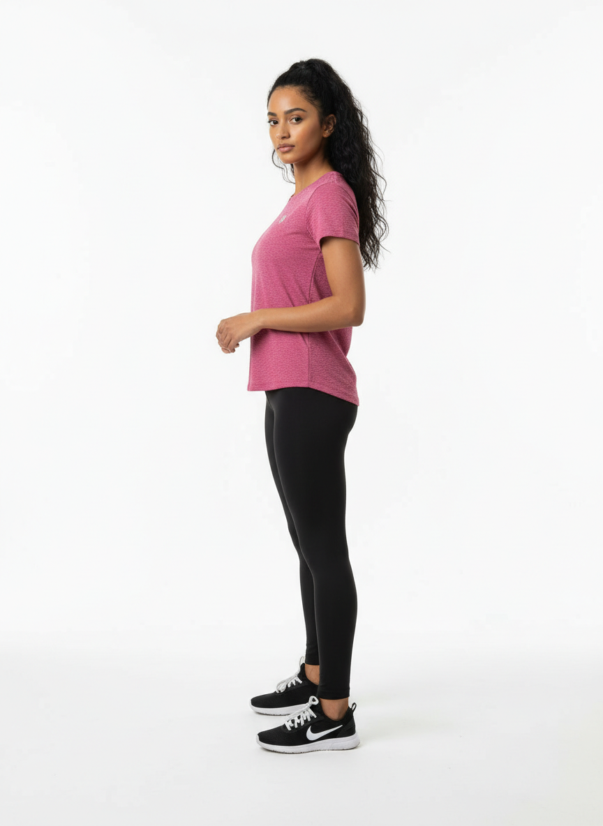 PowerMove Active Tee – Blush Pink