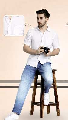 Premium 100% Linen Men's Short Sleeve Shirt